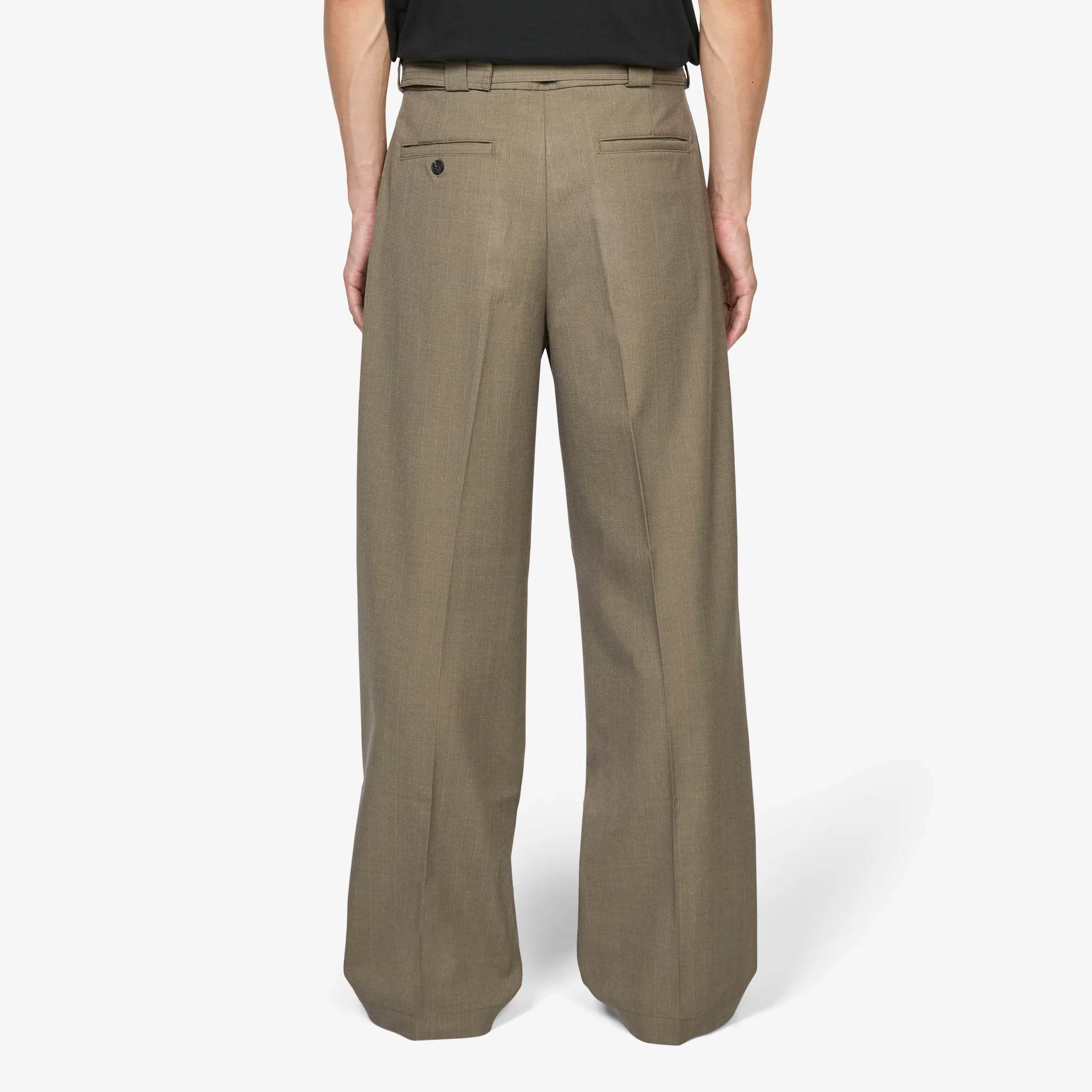 Above The Clouds x Limit Trouser Grey Pinstripe - Image 3