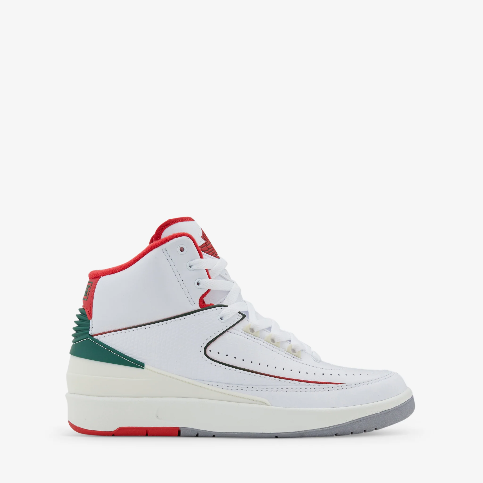 Air Jordan 2 Retro White | Fire Red | Fir | Sail - Image 2