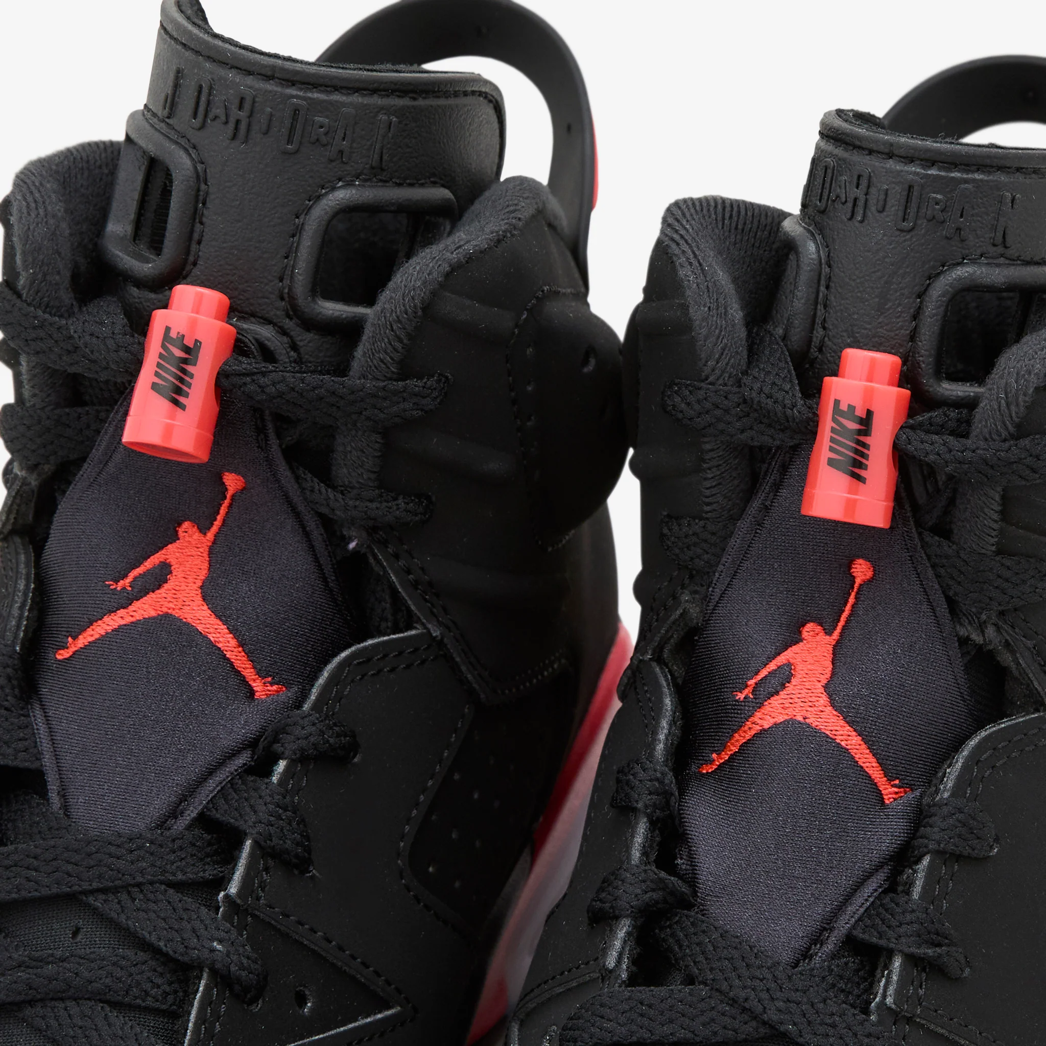 Air Jordan 6 Retro 'Infrared Salesman' Black | Light Crimson - Image 5