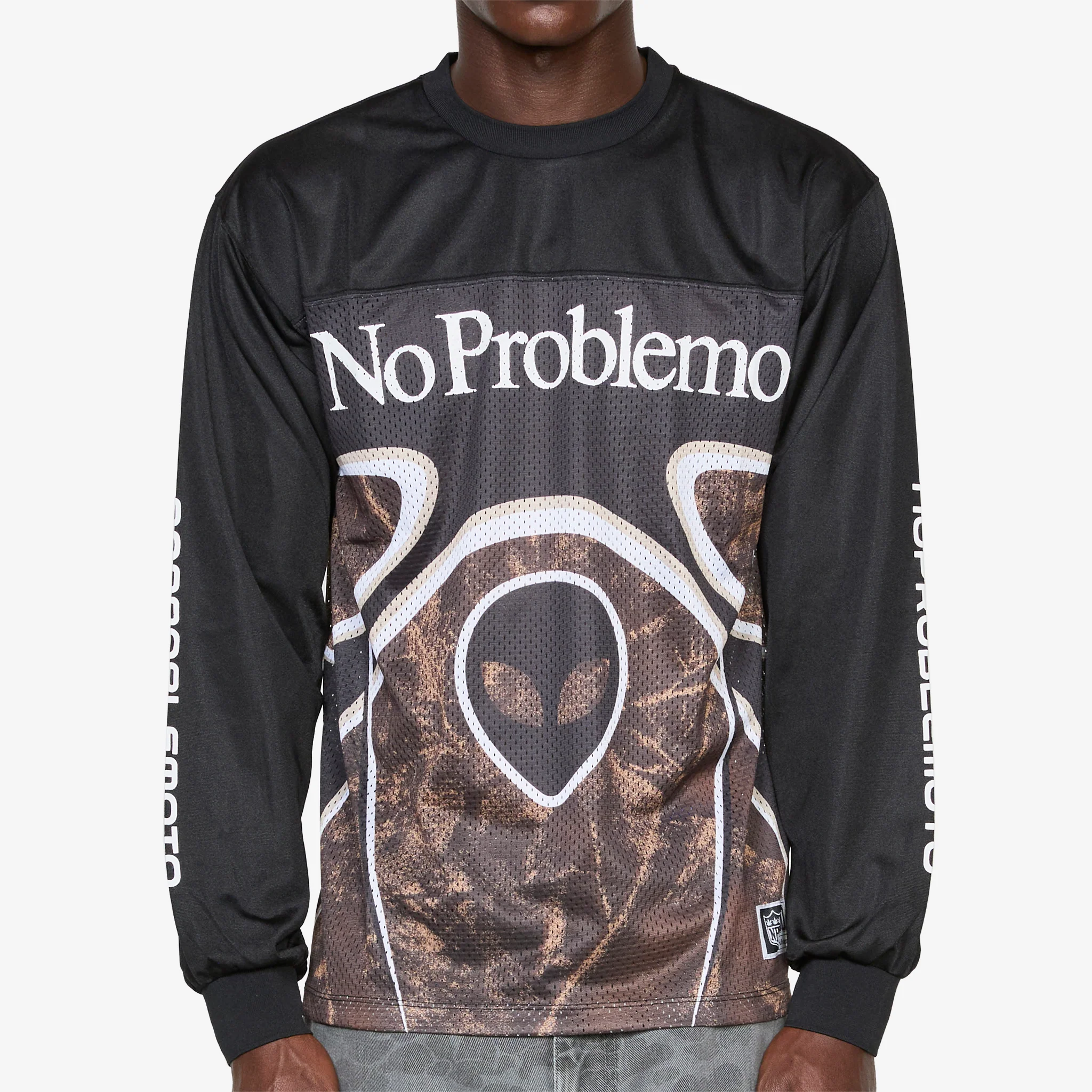 Alien Longsleeve Moto T-Shirt Black - Image 7