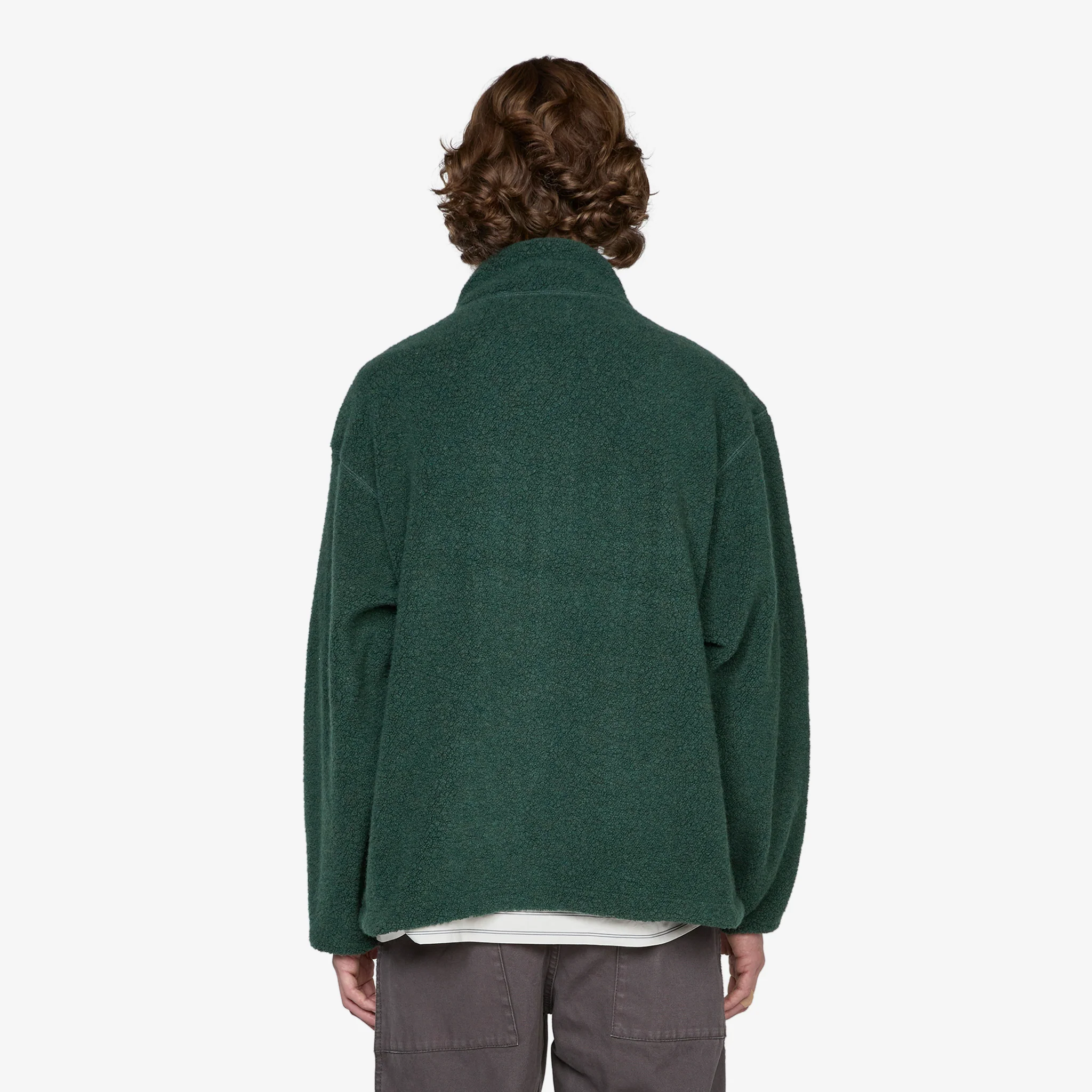 Antonio Wool Zip Up Green - Image 4