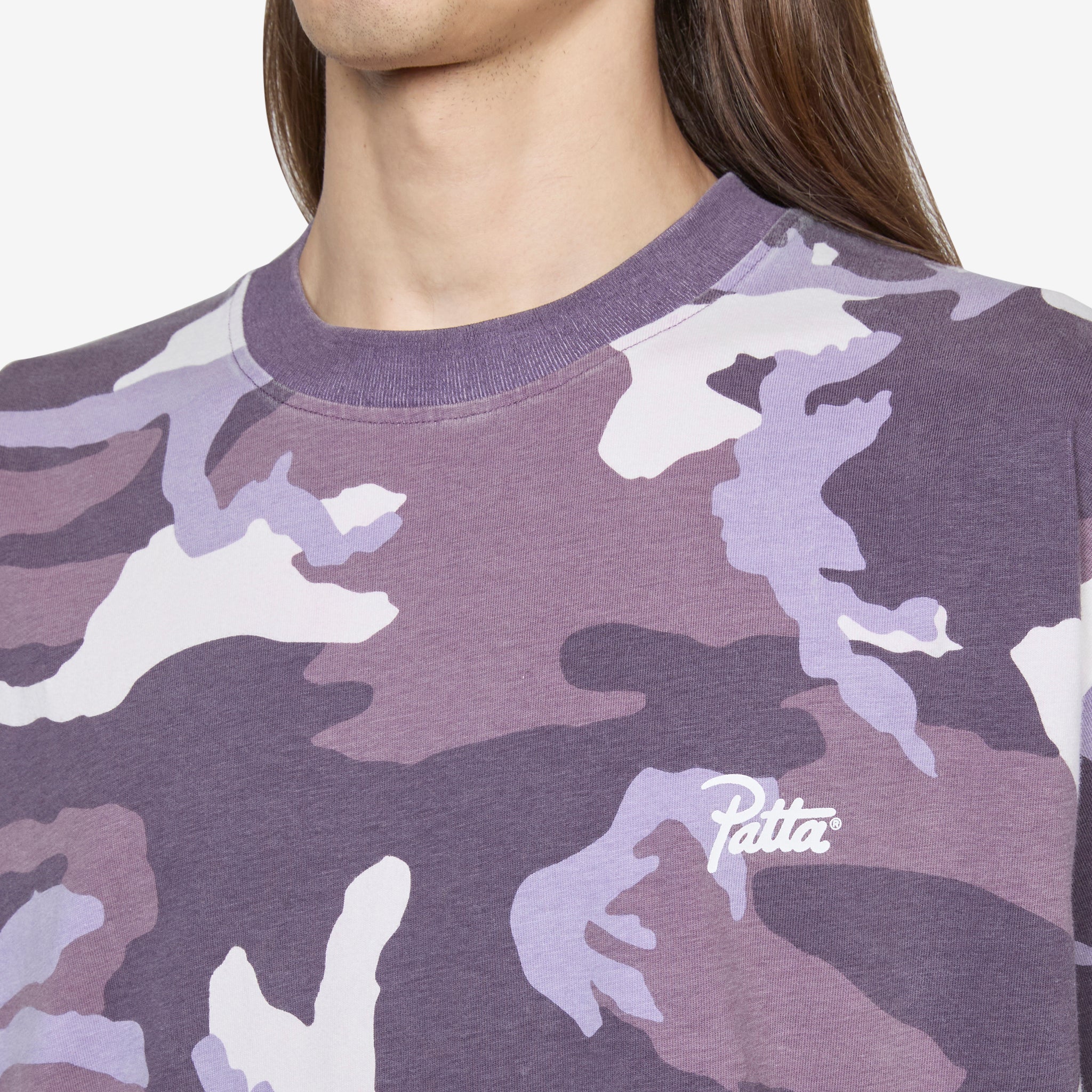 Basic Woodland Camo T-Shirt Navy Cosmos - Image 2