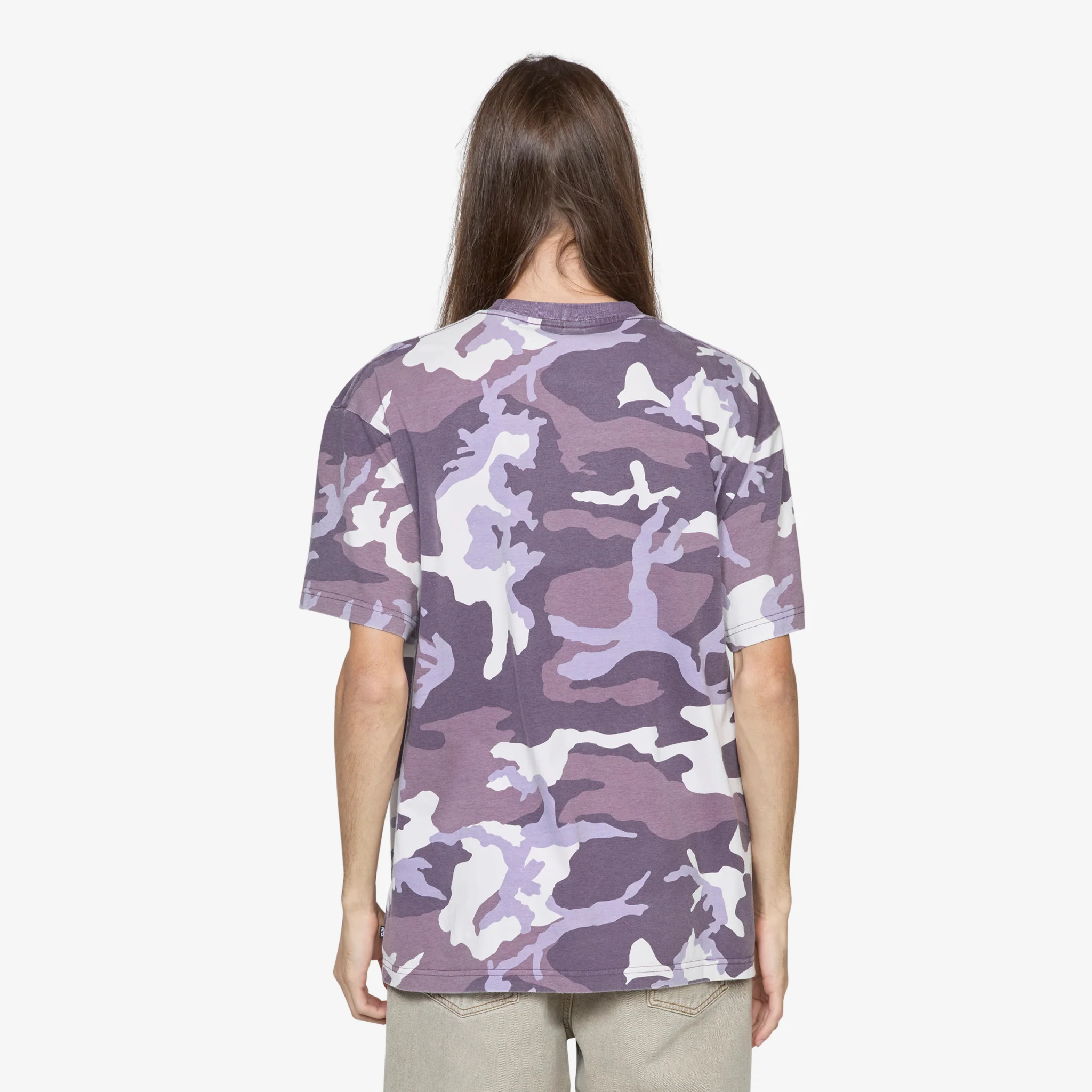 Basic Woodland Camo T-Shirt Navy Cosmos - Image 3