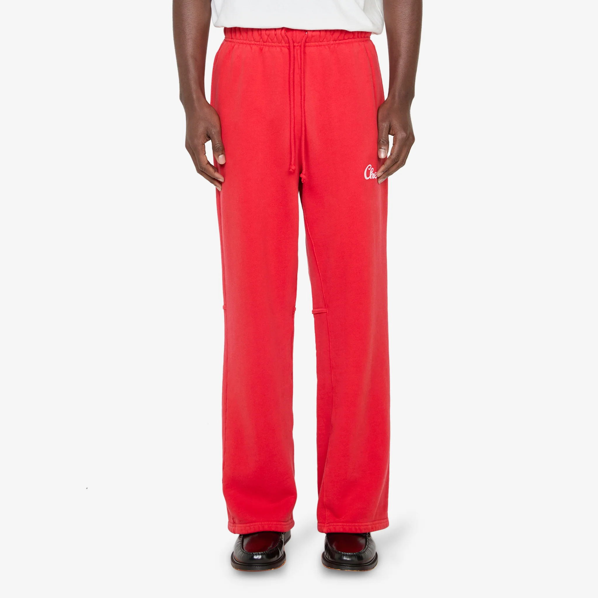 Best Quality Sweatpants Sun Faded Red