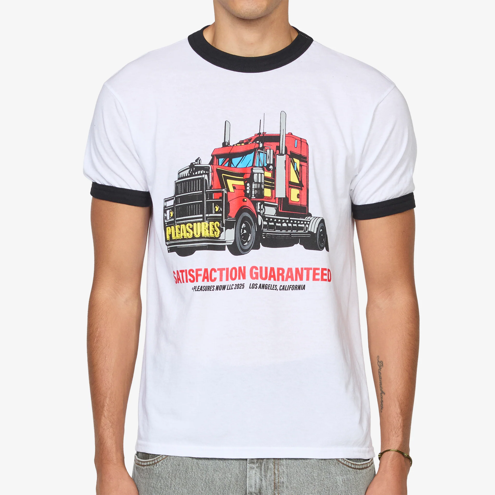 Big Load Ringer T-Shirt White - Image 3