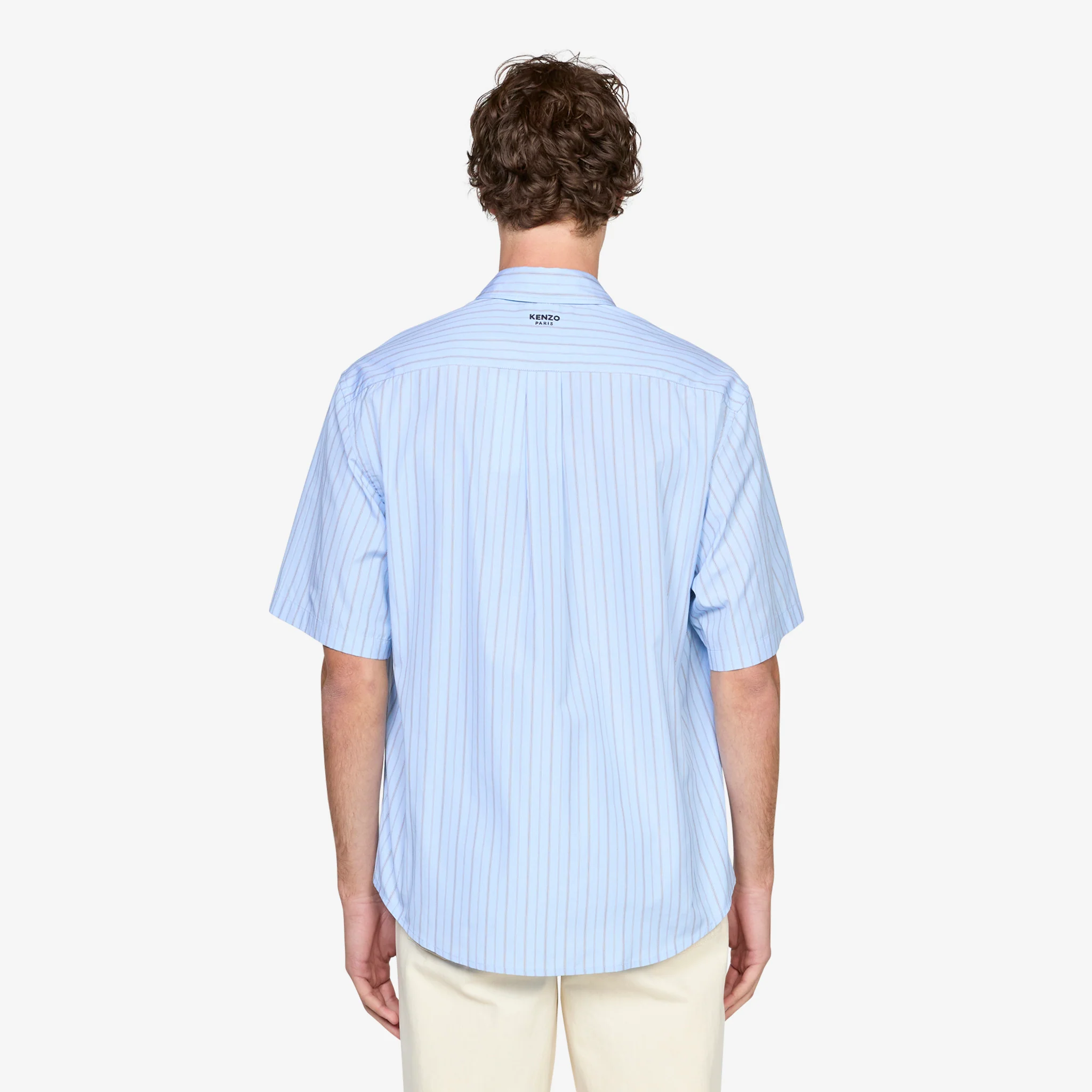 'Boke Flower' Shirt Sky Blue - Image 3