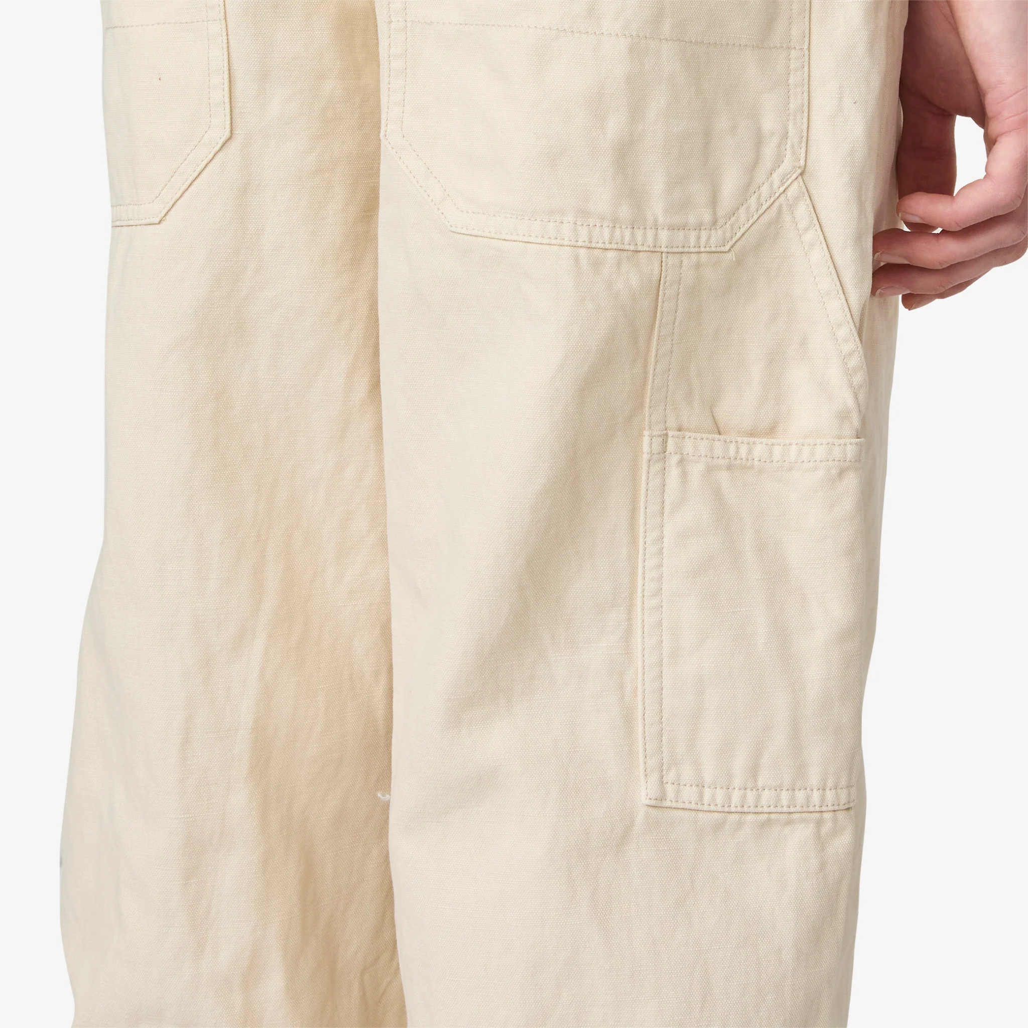 Canvas Work Pant Bone - Image 4
