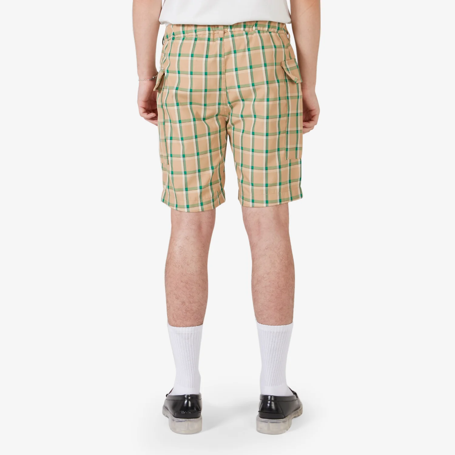 Cargo Shorts Green Check - Image 3