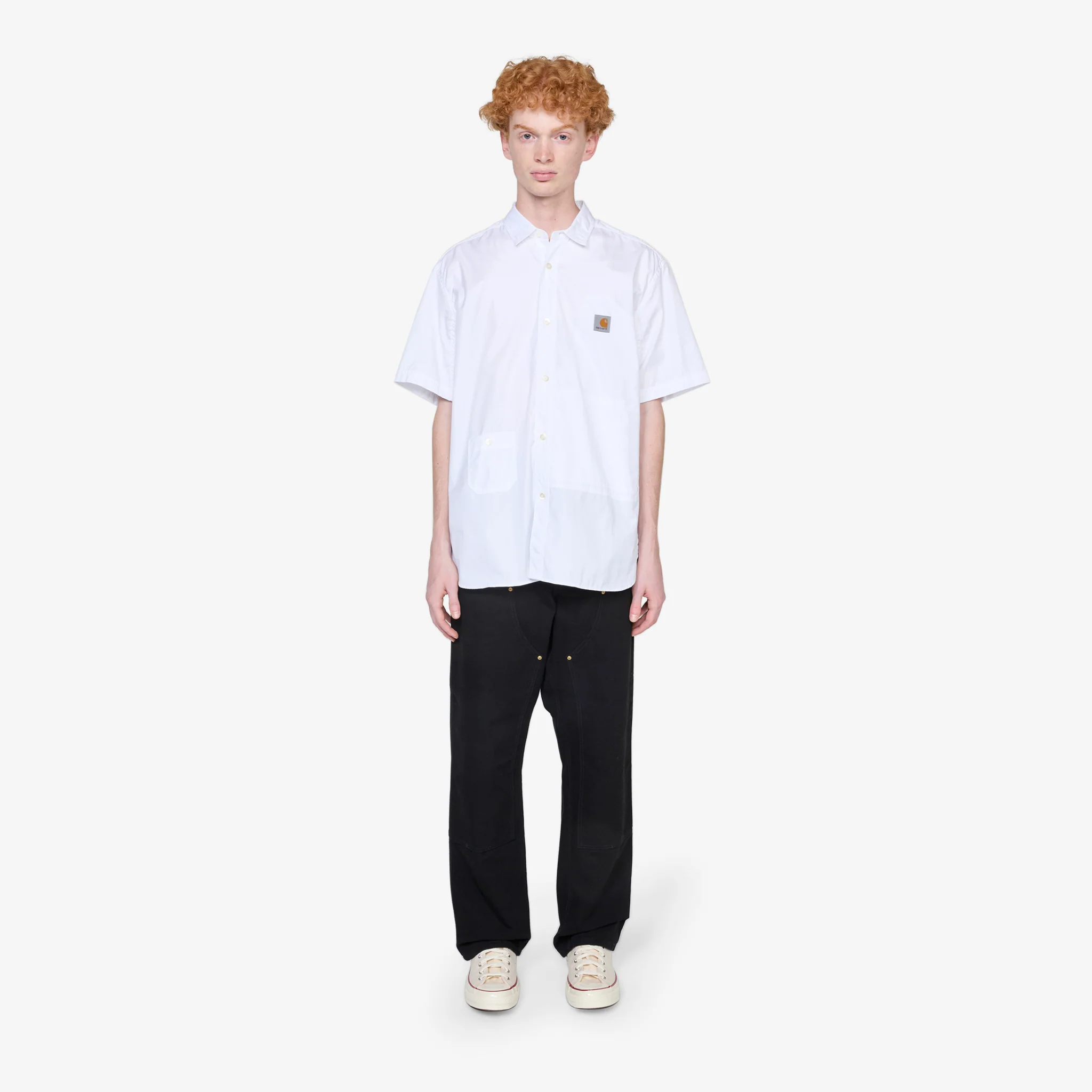 Carhartt Short Sleeve Shirt White - Image 5