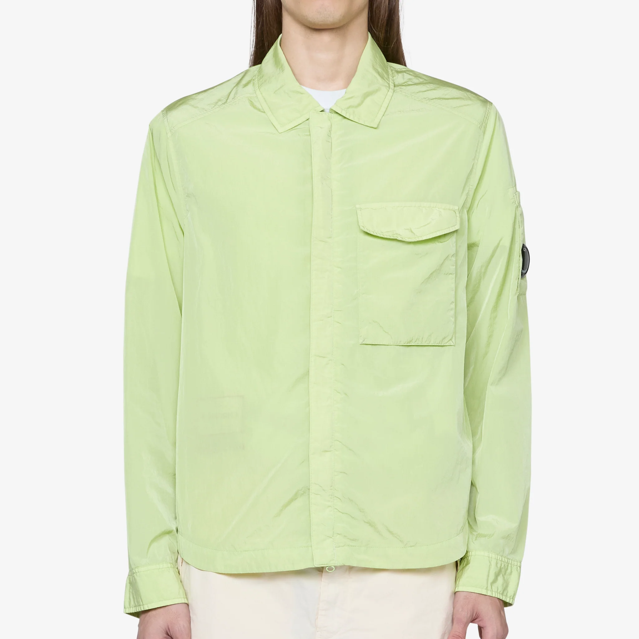 Chrome-R Pocket Overshirt White Pear - Image 3