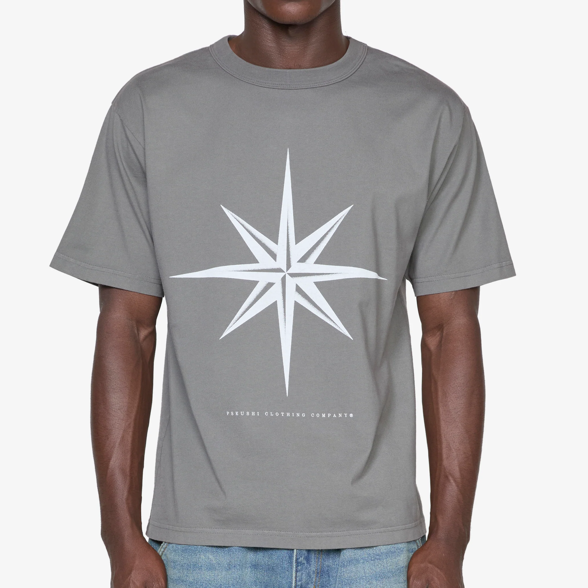 Compass T-Shirt Grey - Image 3