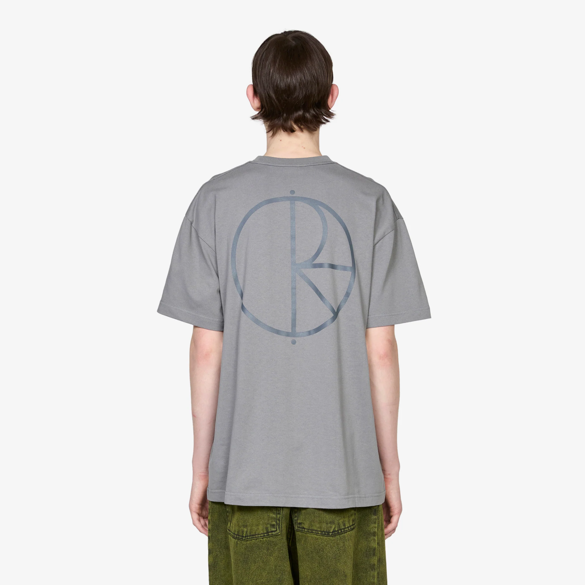 Contrast T-Shirt | Stroke Logo Grey - Image 2