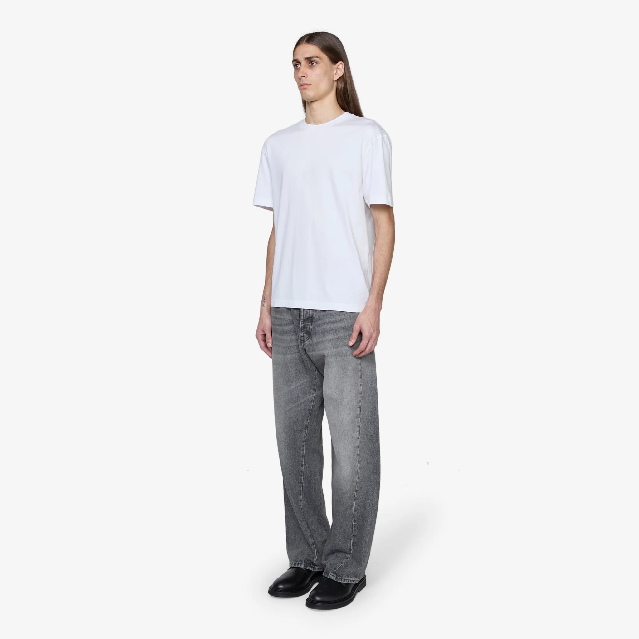Contrast T-Shirt White - Image 3
