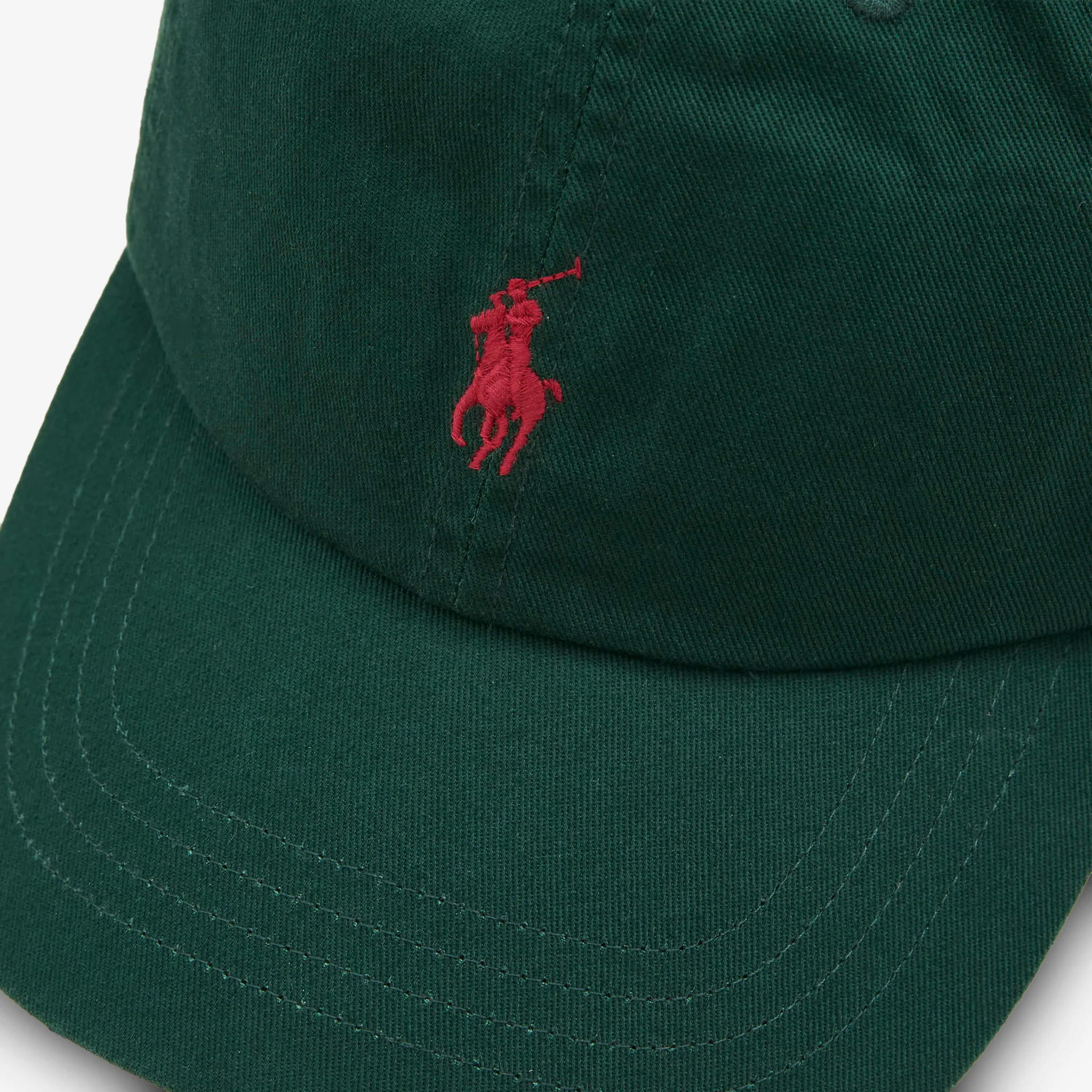 Cotton Chino Ball Cap College Green - Image 3