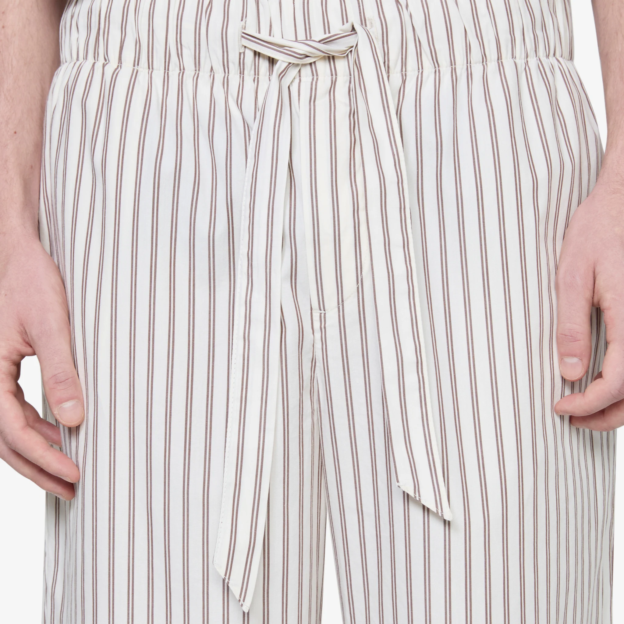 Cotton Poplin Pyjama Pant Hopper Stripes - Image 7