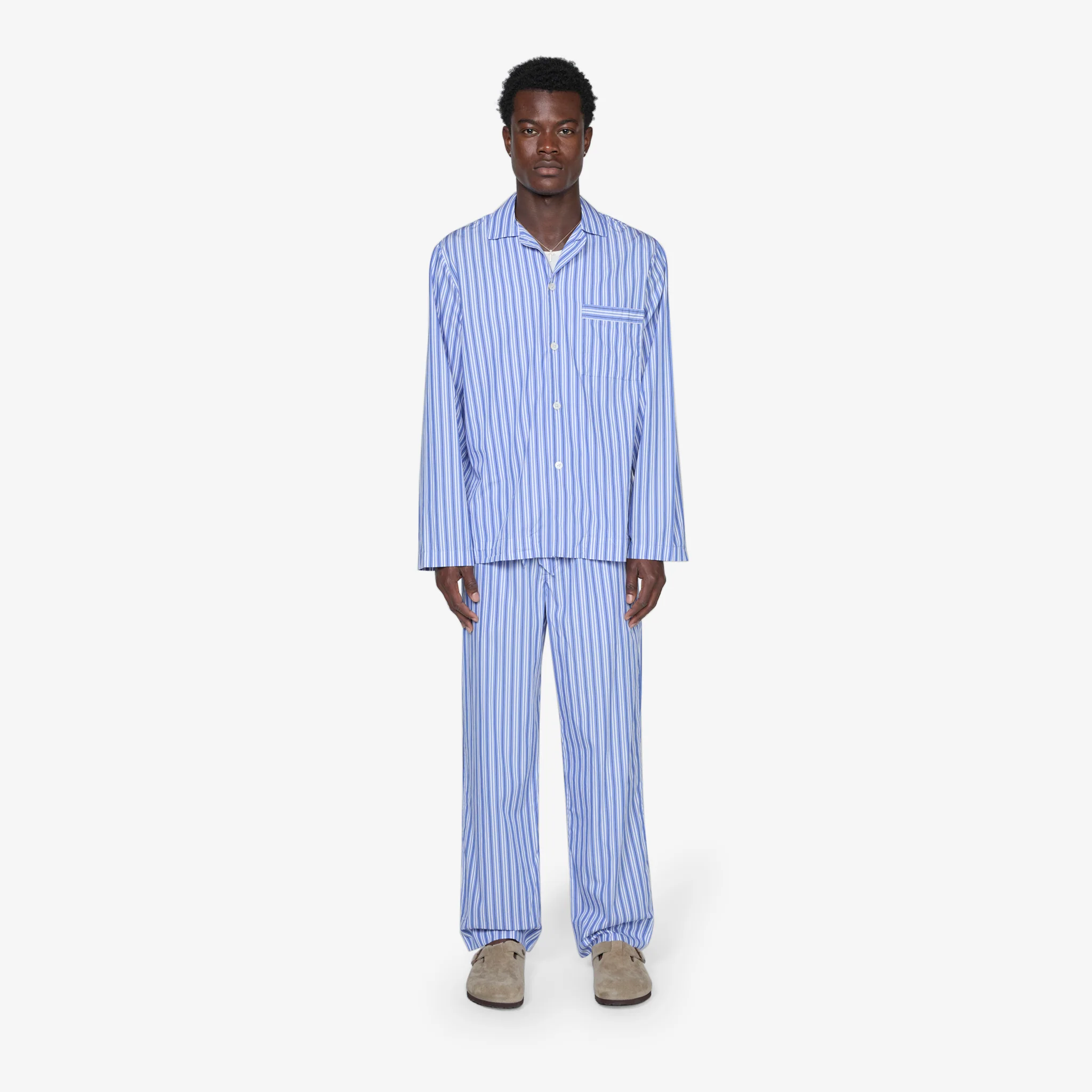 Cotton Poplin Pyjama Pant Penny Stripes - Image 5