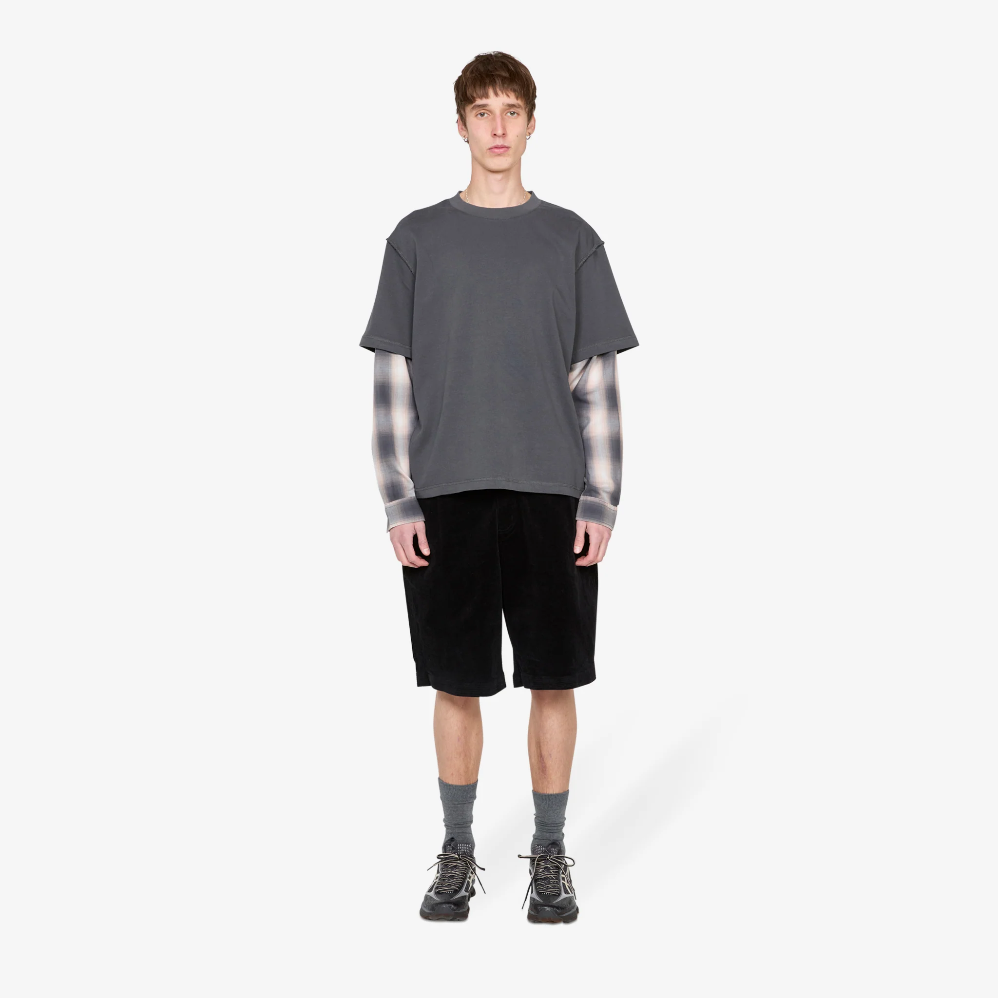 Dead End Shirt Charcoal | Check - Image 7