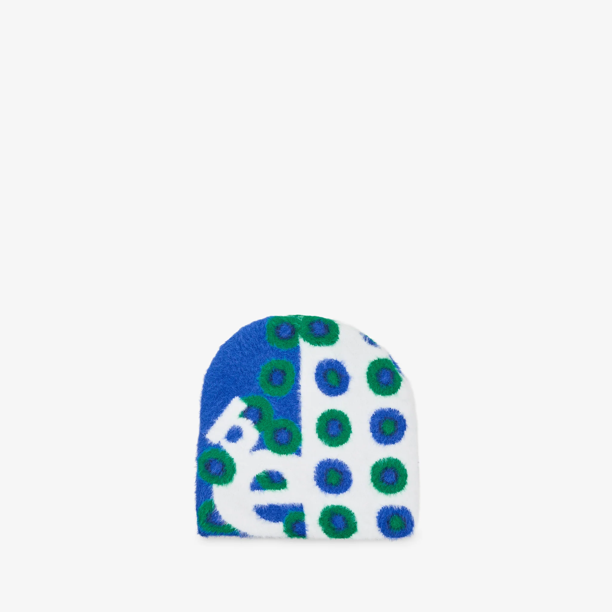 Department Mohair Beanie White | Blue