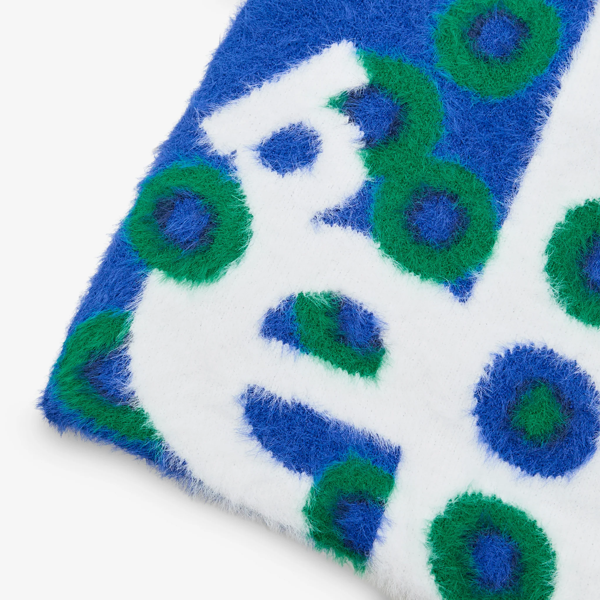 Department Mohair Beanie White | Blue - Image 3