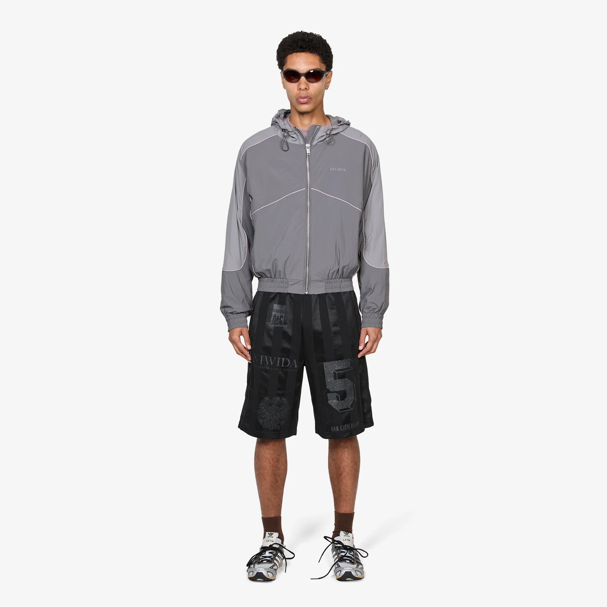 Detailed Track Jacket Dark Grey - Image 5