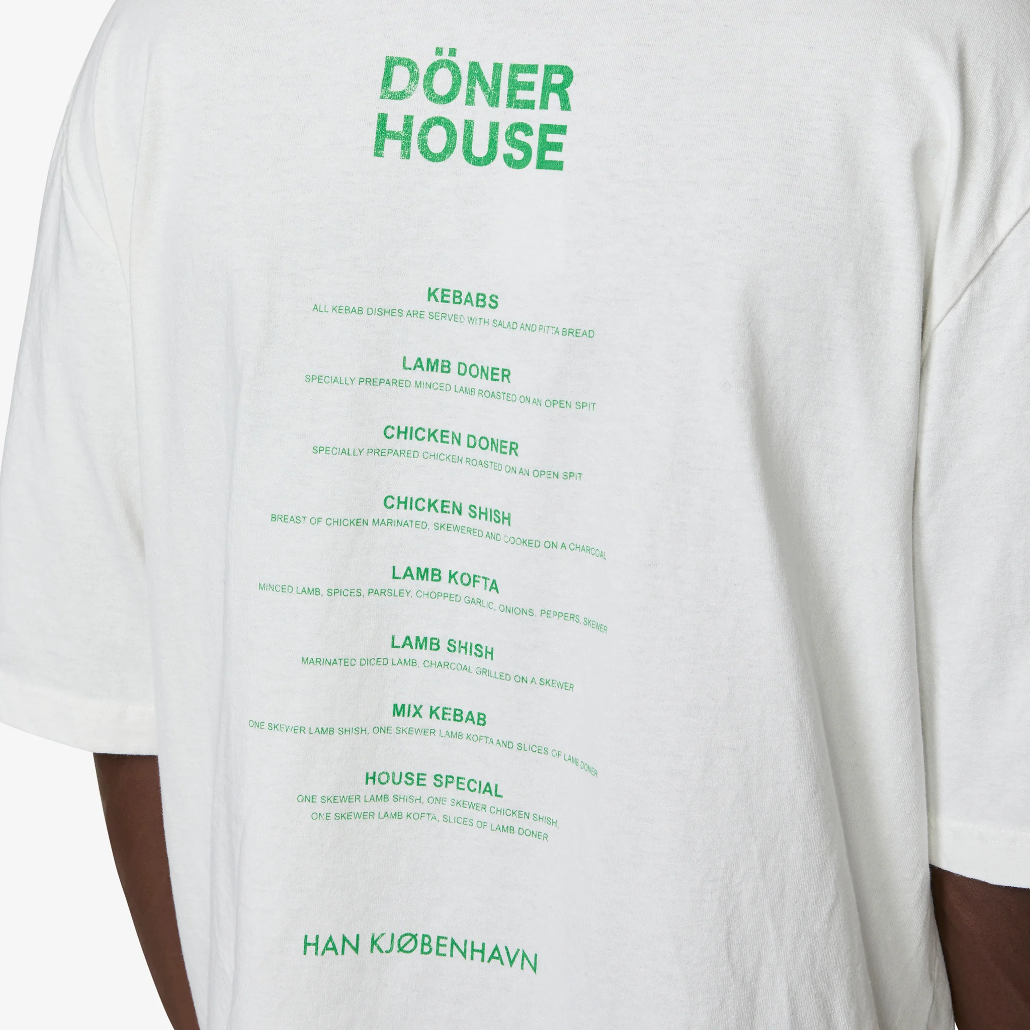 Döner House Oversized T-Shirt Off White - Image 3
