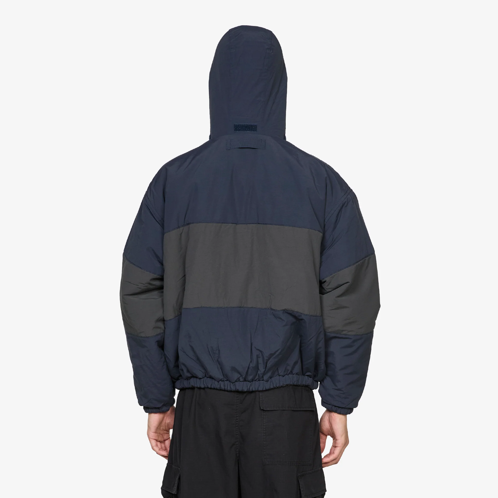 Faux Leather Reversible Blouson Black - Image 4
