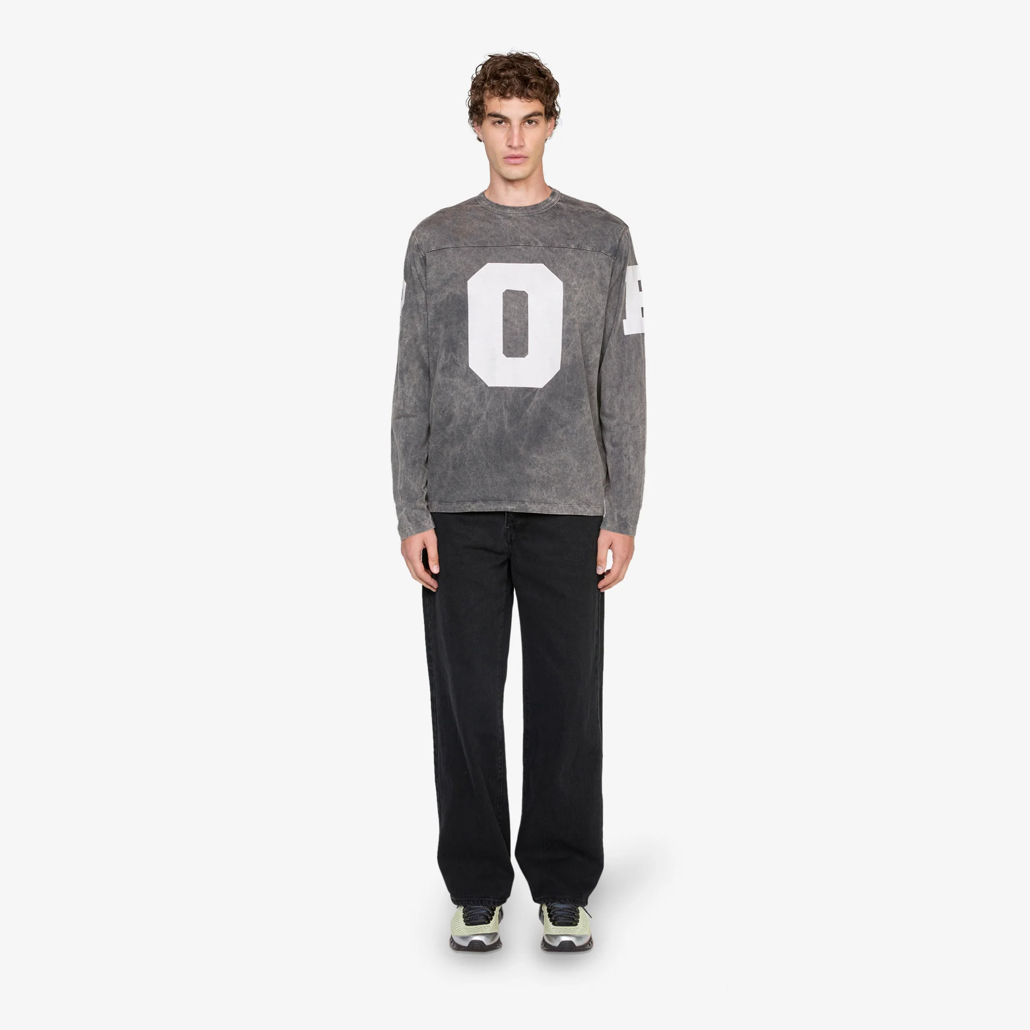 Football Longsleeve T-Shirt Black - Image 5