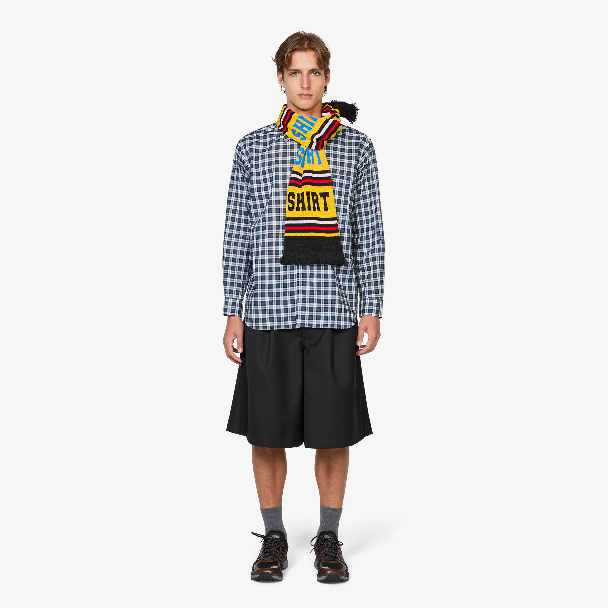 Football Scarf Yellow | Black - Image 3
