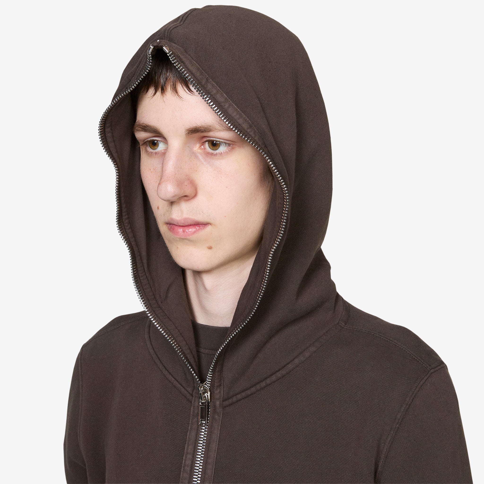 Gimp Hoodie Dark Dust Heavy Weight Slub Felpa - Image 3