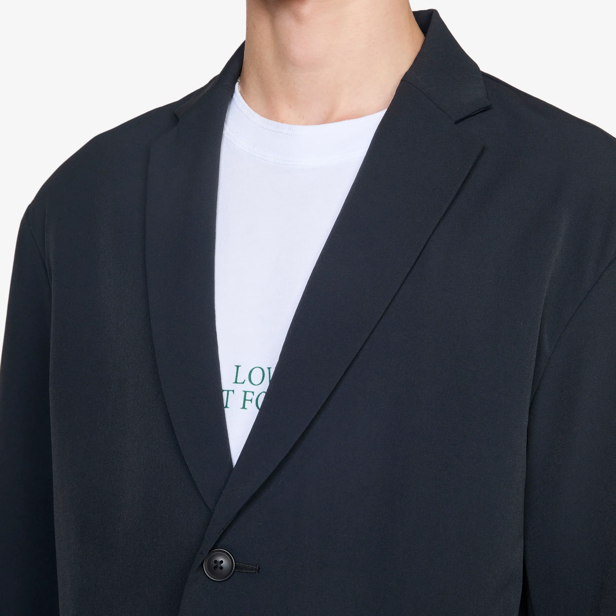 Grey Single Jacket Black - Image 2