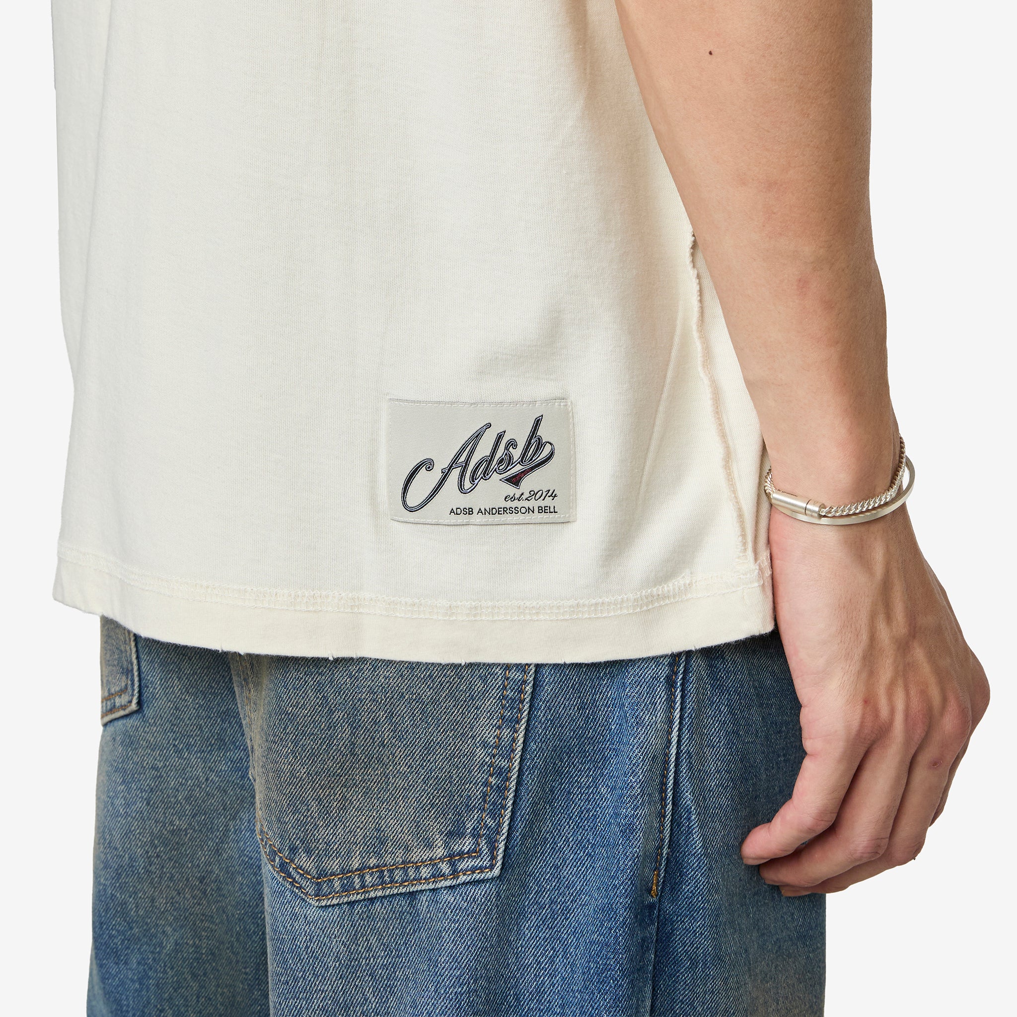 Heart Message T-Shirt Ecru - Image 3