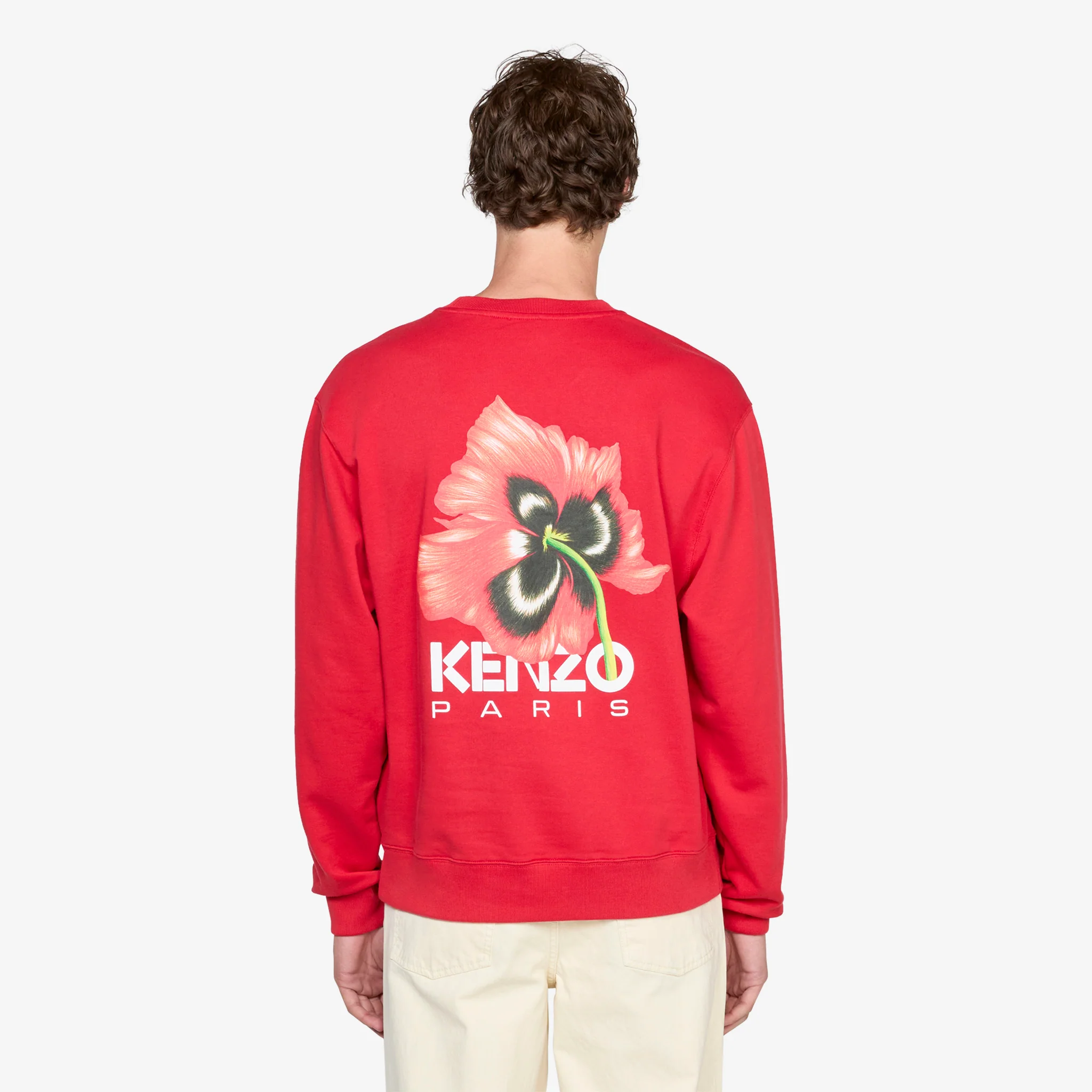 'KENZO Archive Bouquet' Sweatshirt Carmine - Image 2