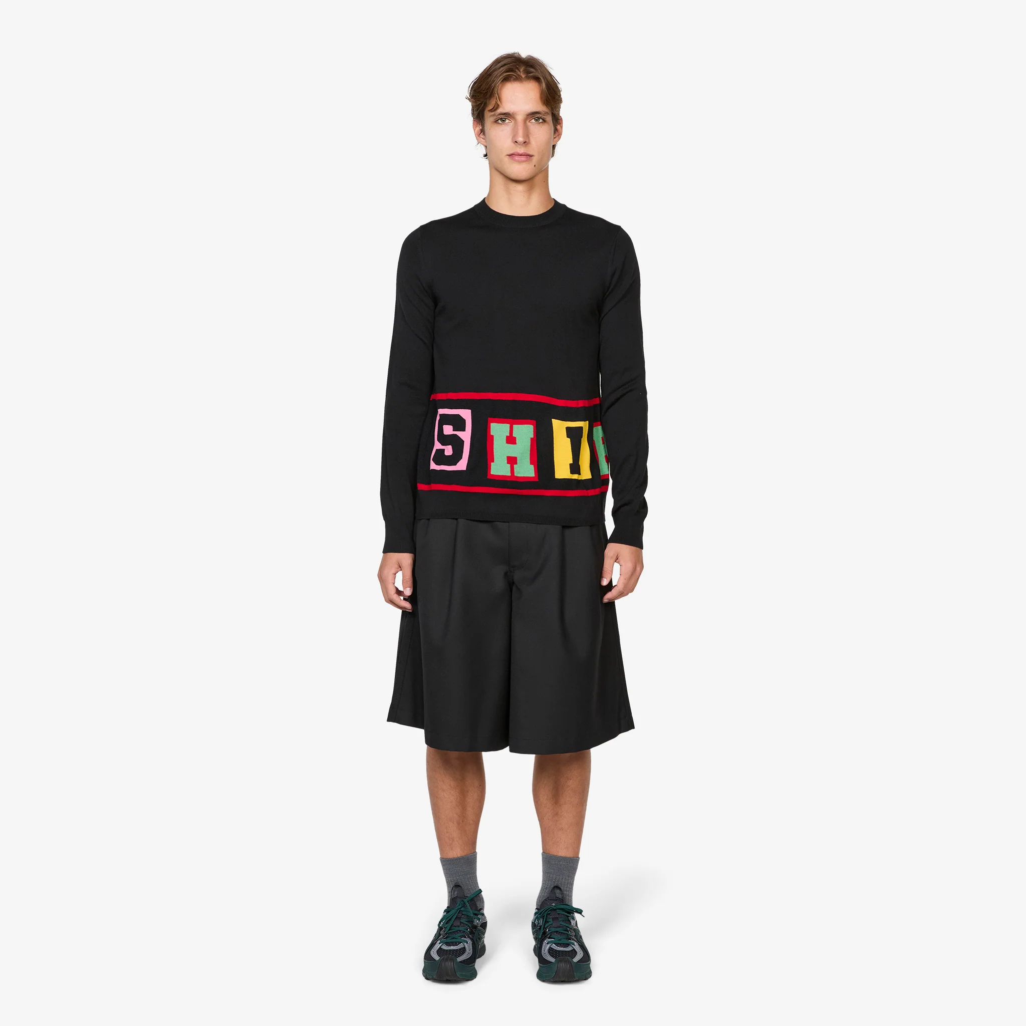 Knitted Sweater Black - Image 4