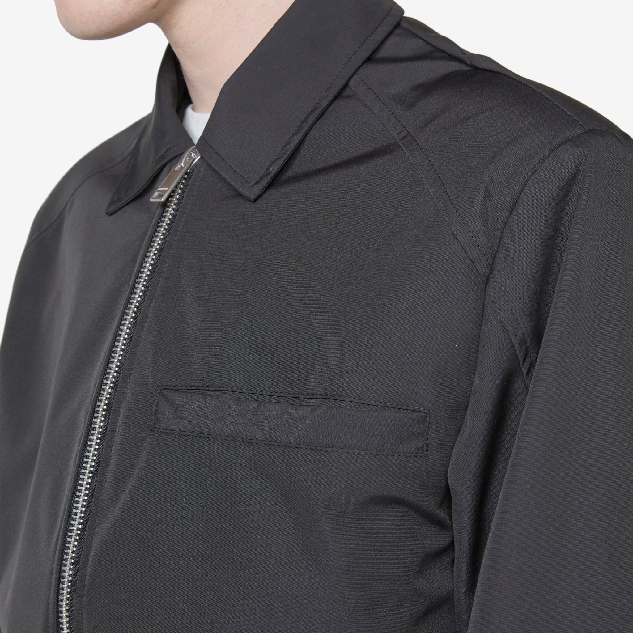 Layered Boxy Jacket Black - Image 9