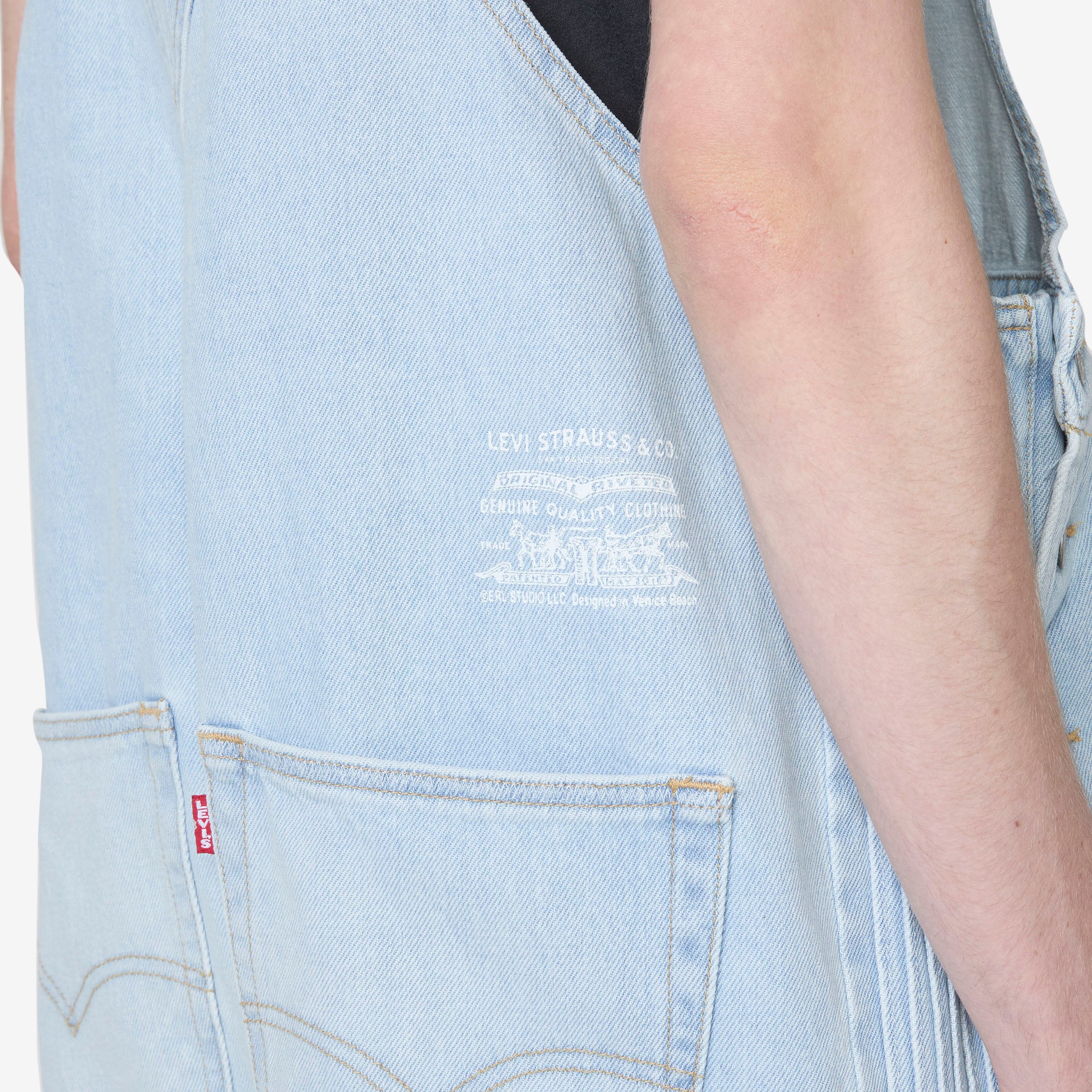 Levi's Denim Overalls Blue - Image 7