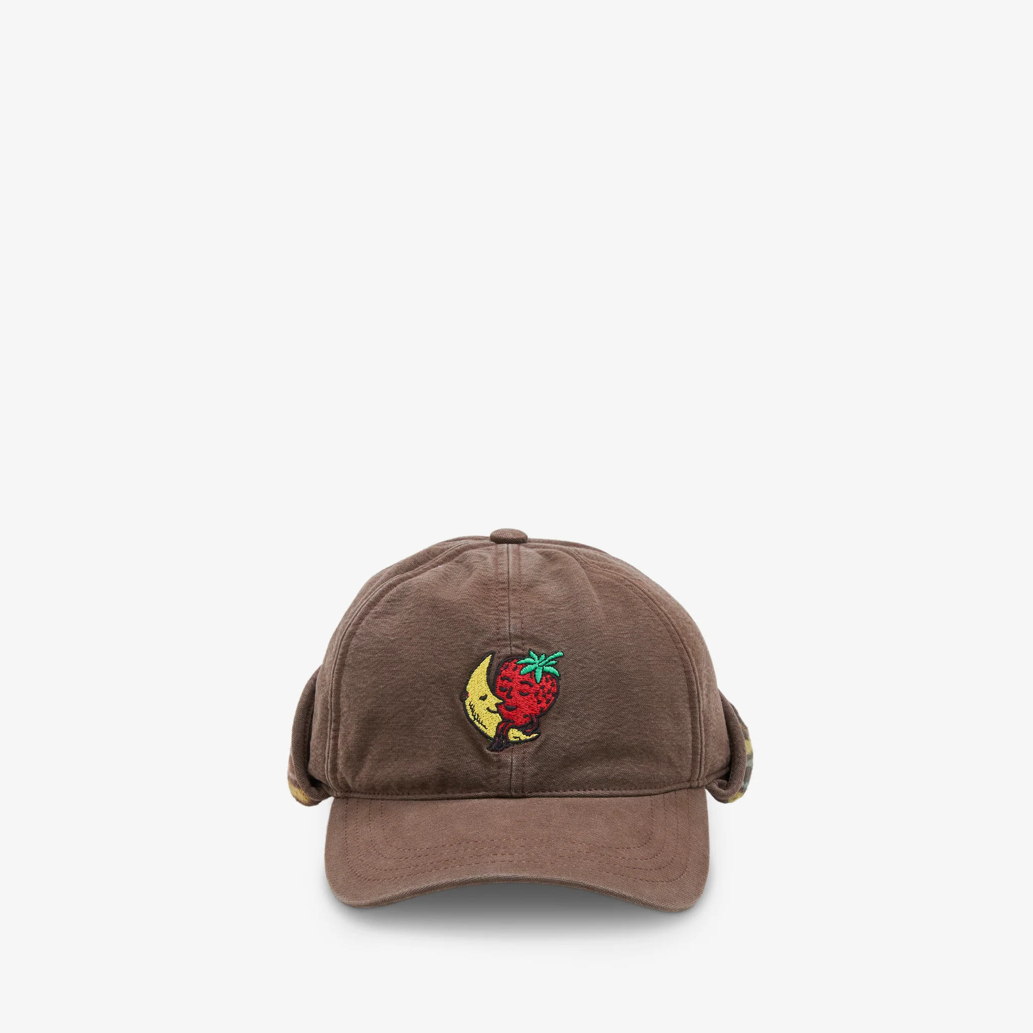 Logo Trapper Cap Brown