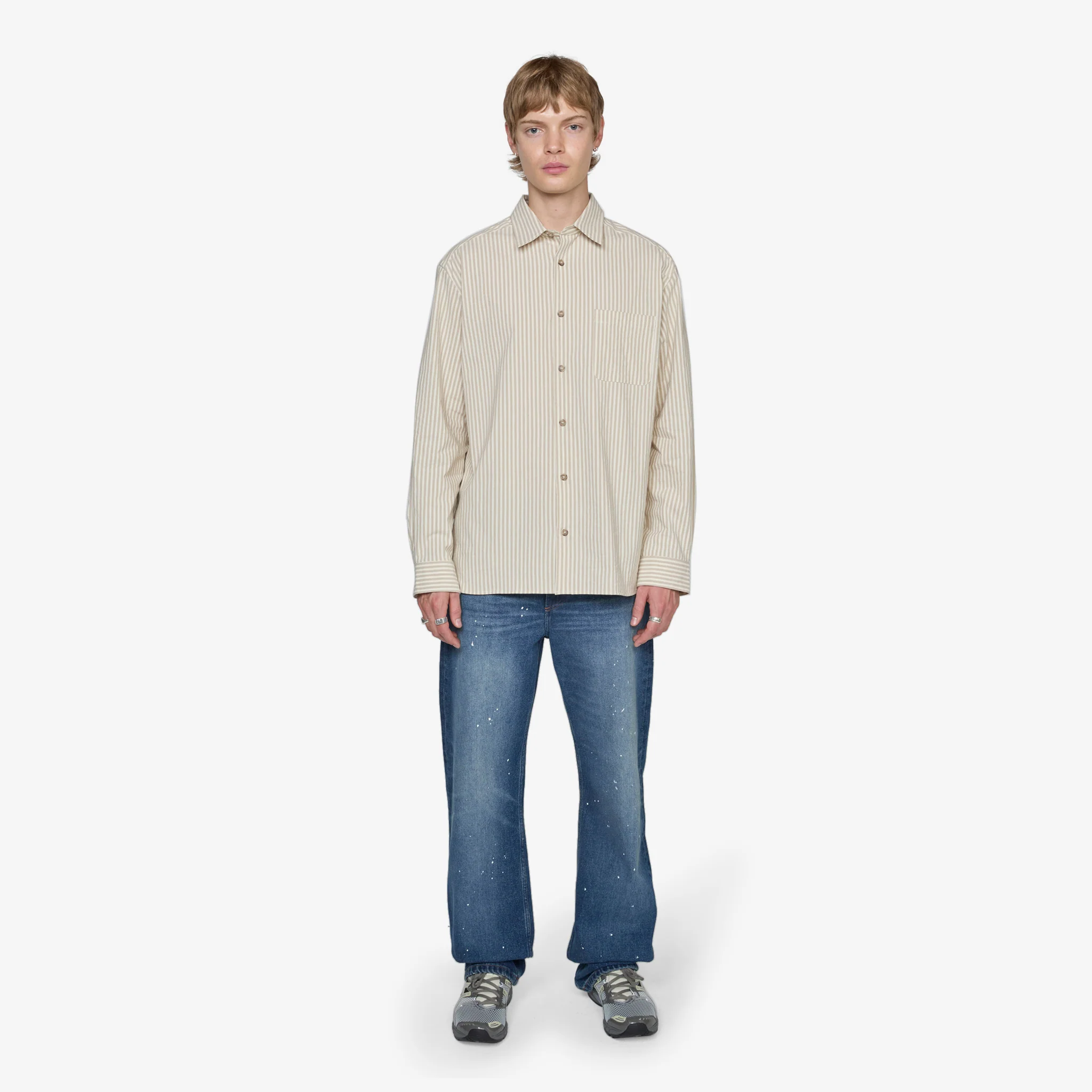 Malo Overshirt Beige - Image 5