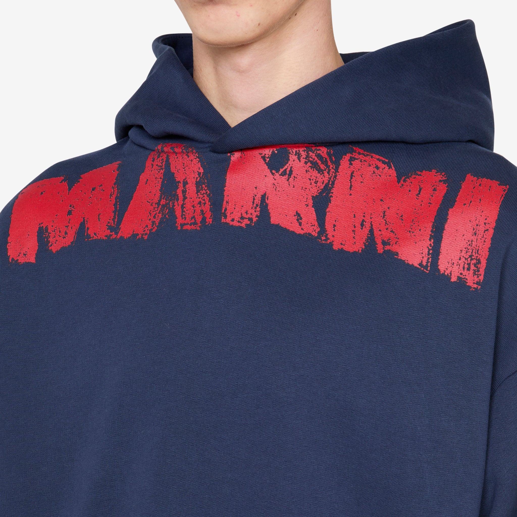 Marni Monolith Hoodie Blue Kyanite - Image 2