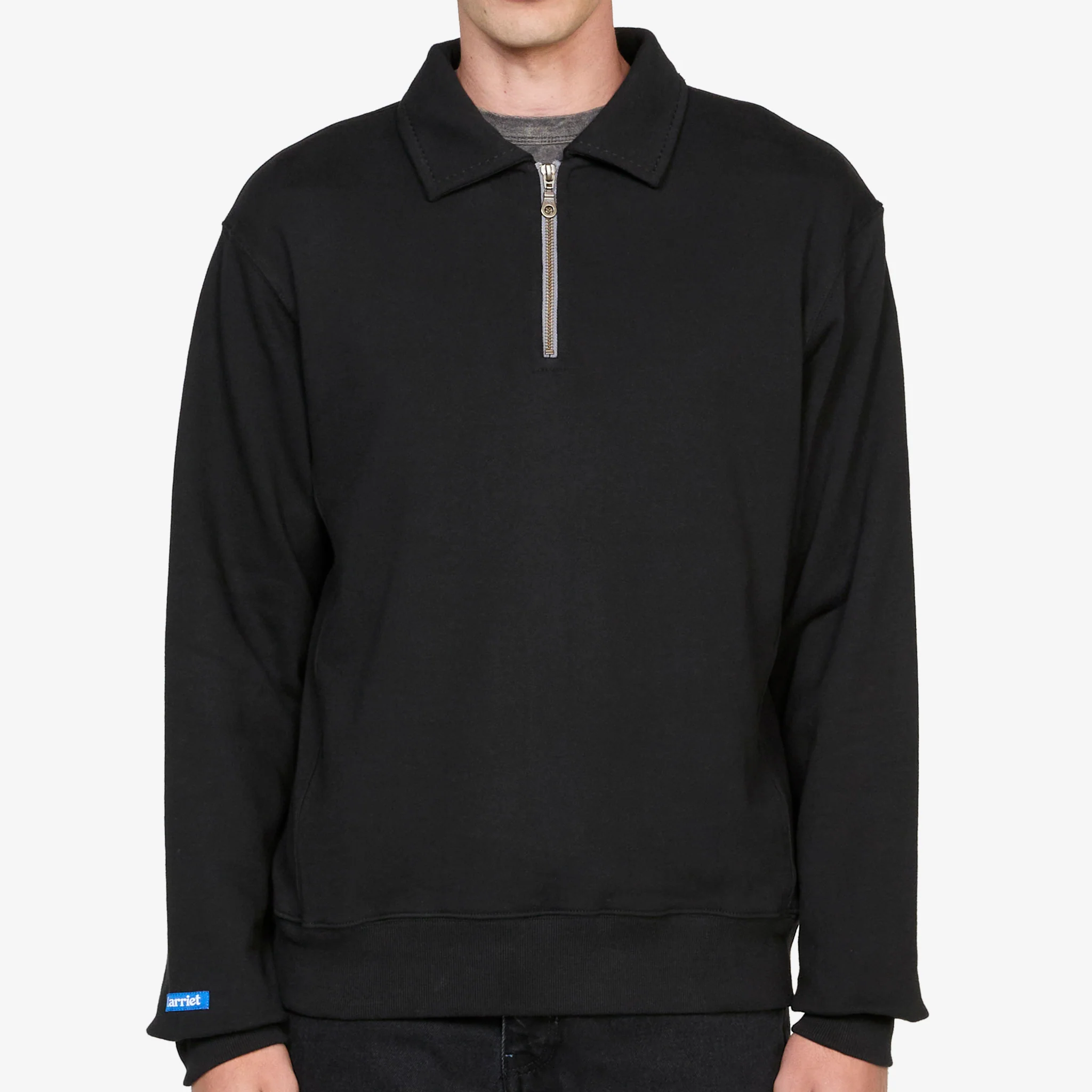 Maus 1/4 Zip Fleece Black - Image 6