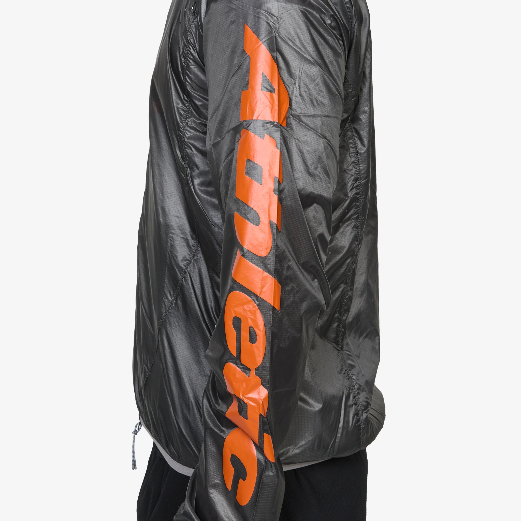 Mental Athletic x Hue Packable Wind Jacket Anthracite - Image 8