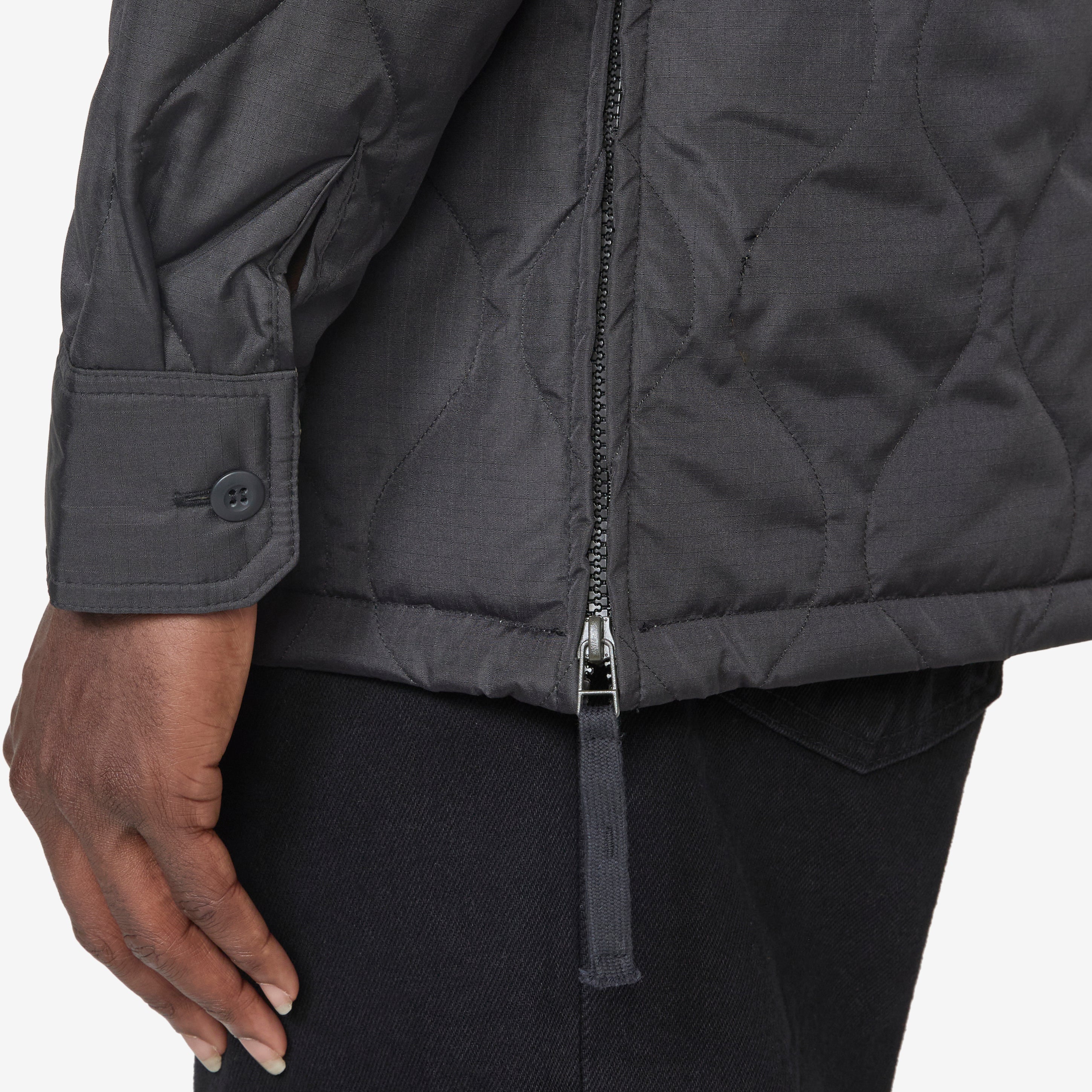 Military Down Shirt Black - Image 3