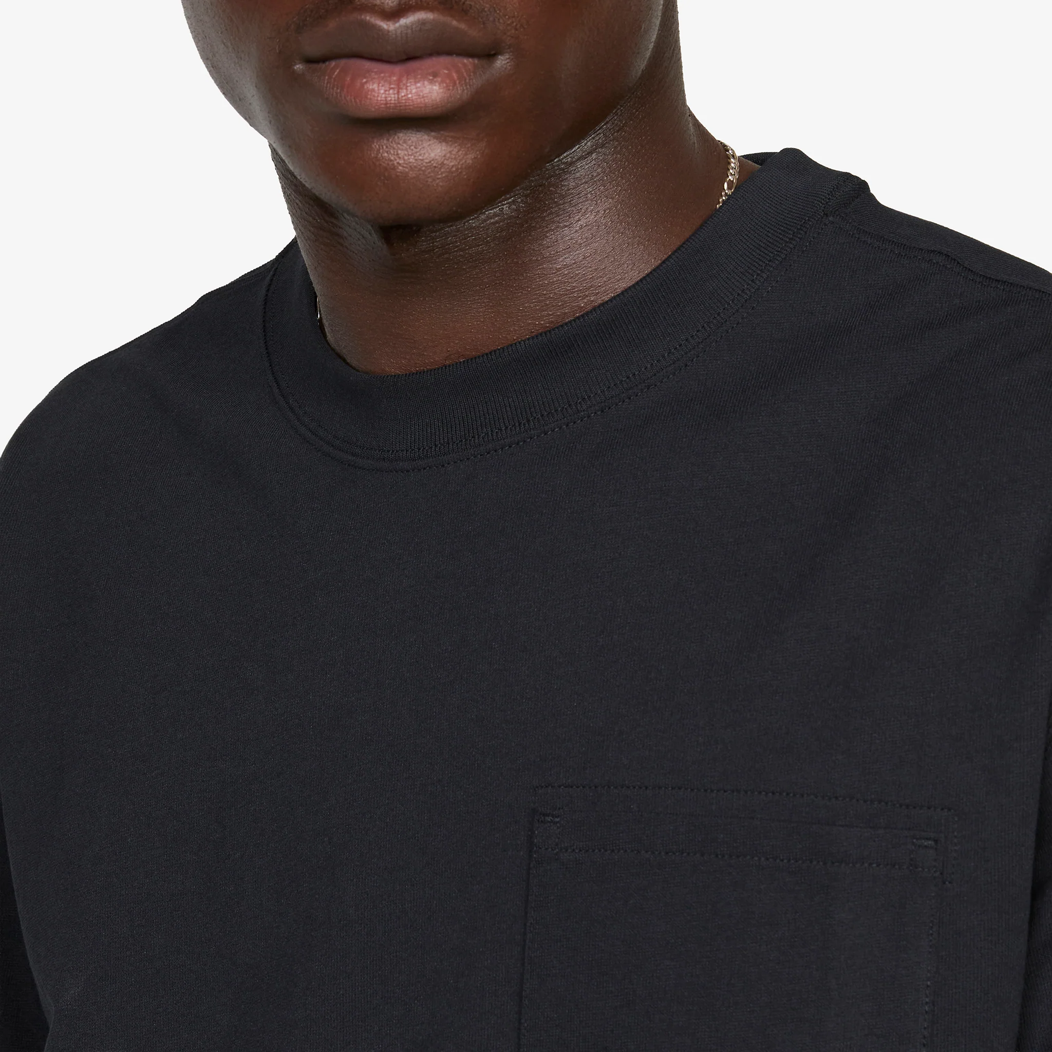 NB GREY Pocket T-Shirt Black - Image 3