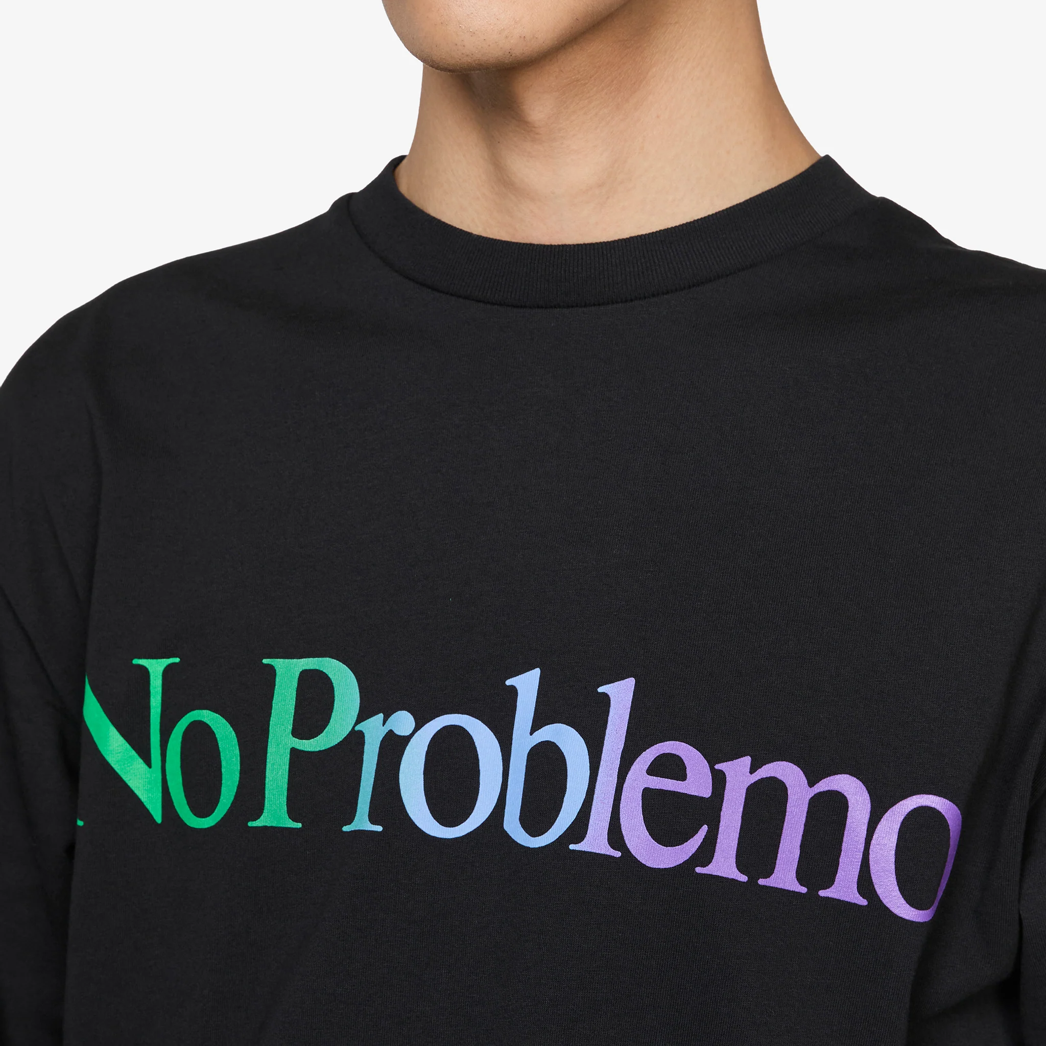 No Problemo Longsleeve T-Shirt Black - Image 2