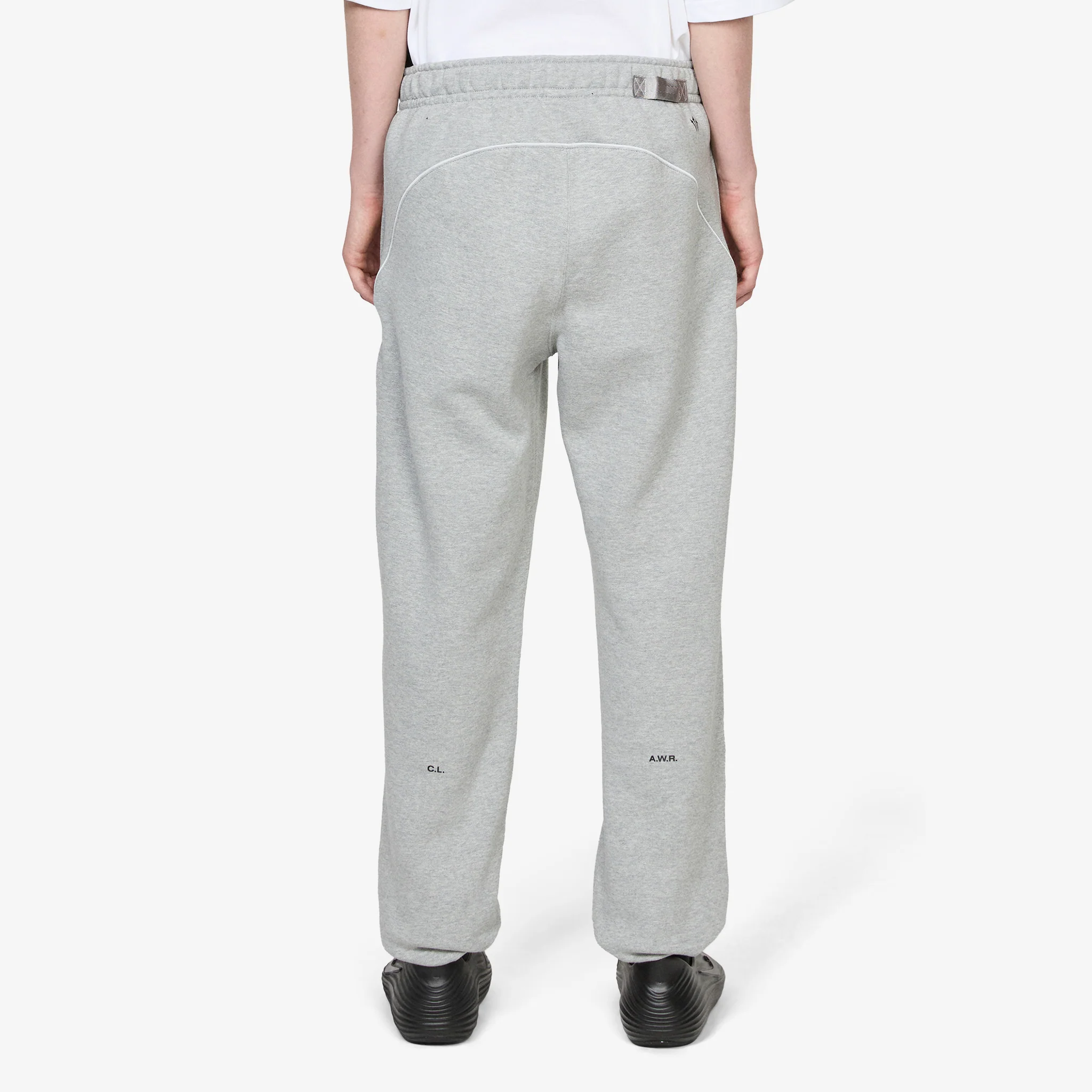 NOCTA Fleece Pant Dark Grey Heather | Matte Silver | Black - Image 3