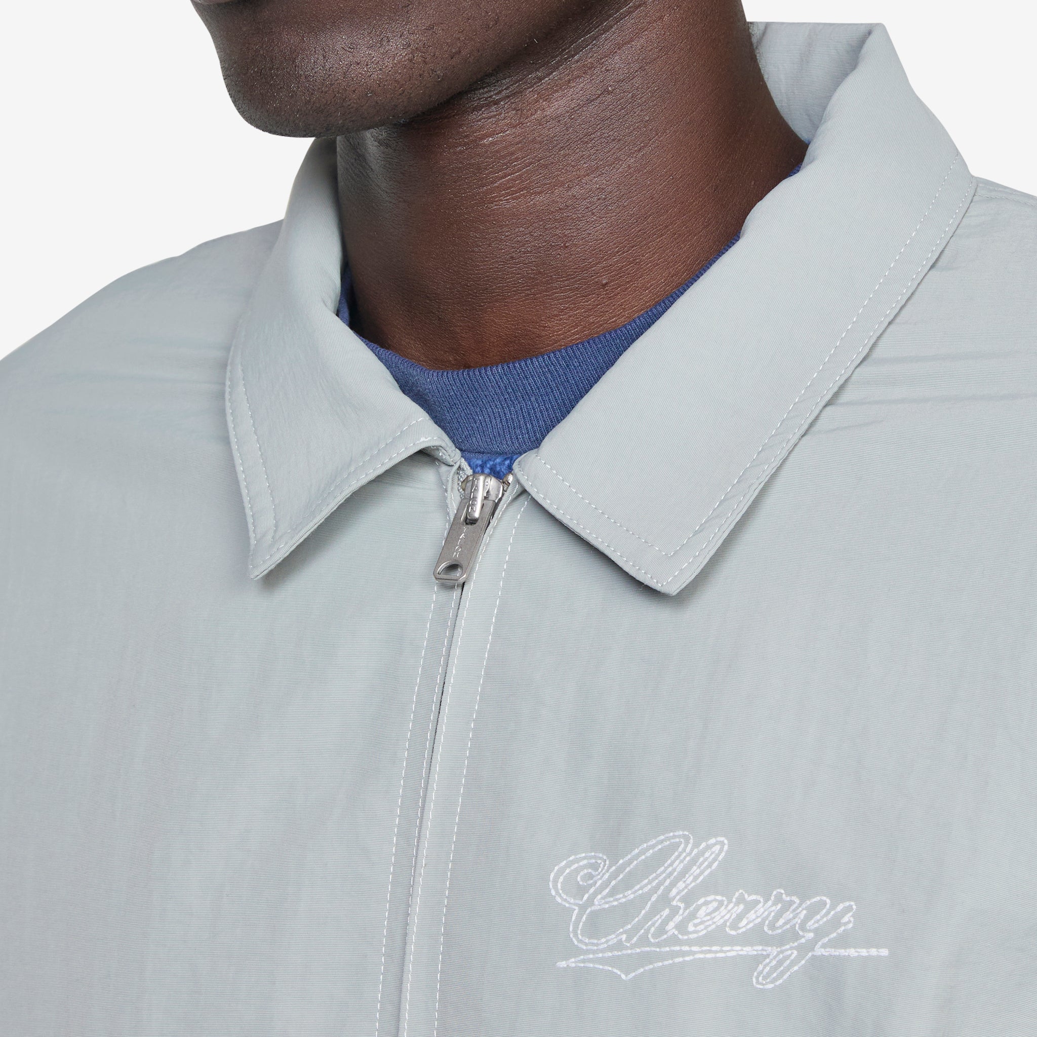Nylon Running Jacket Smoke - Image 5