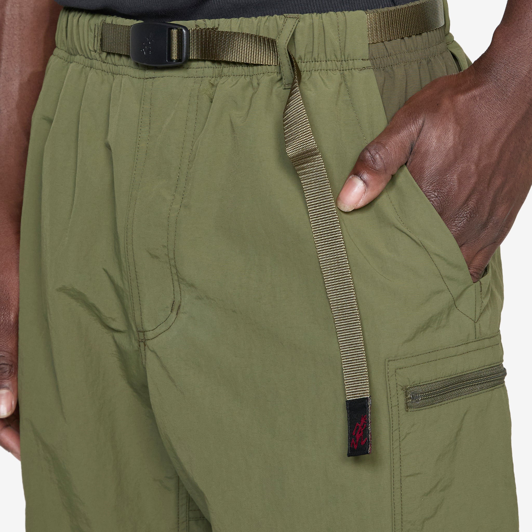 Nylon Utility Short Olive | Dark Olive - Image 2