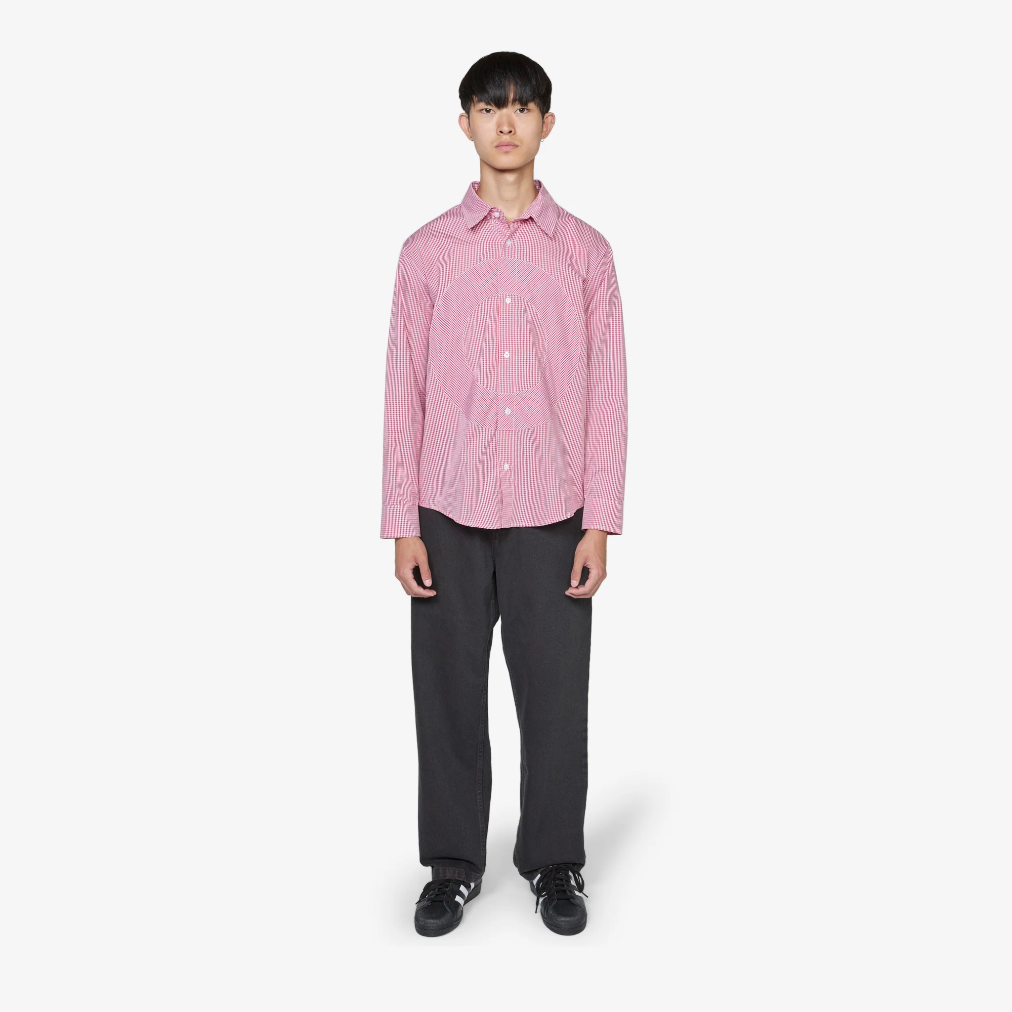 O Gingham Shirt Red | White - Image 6