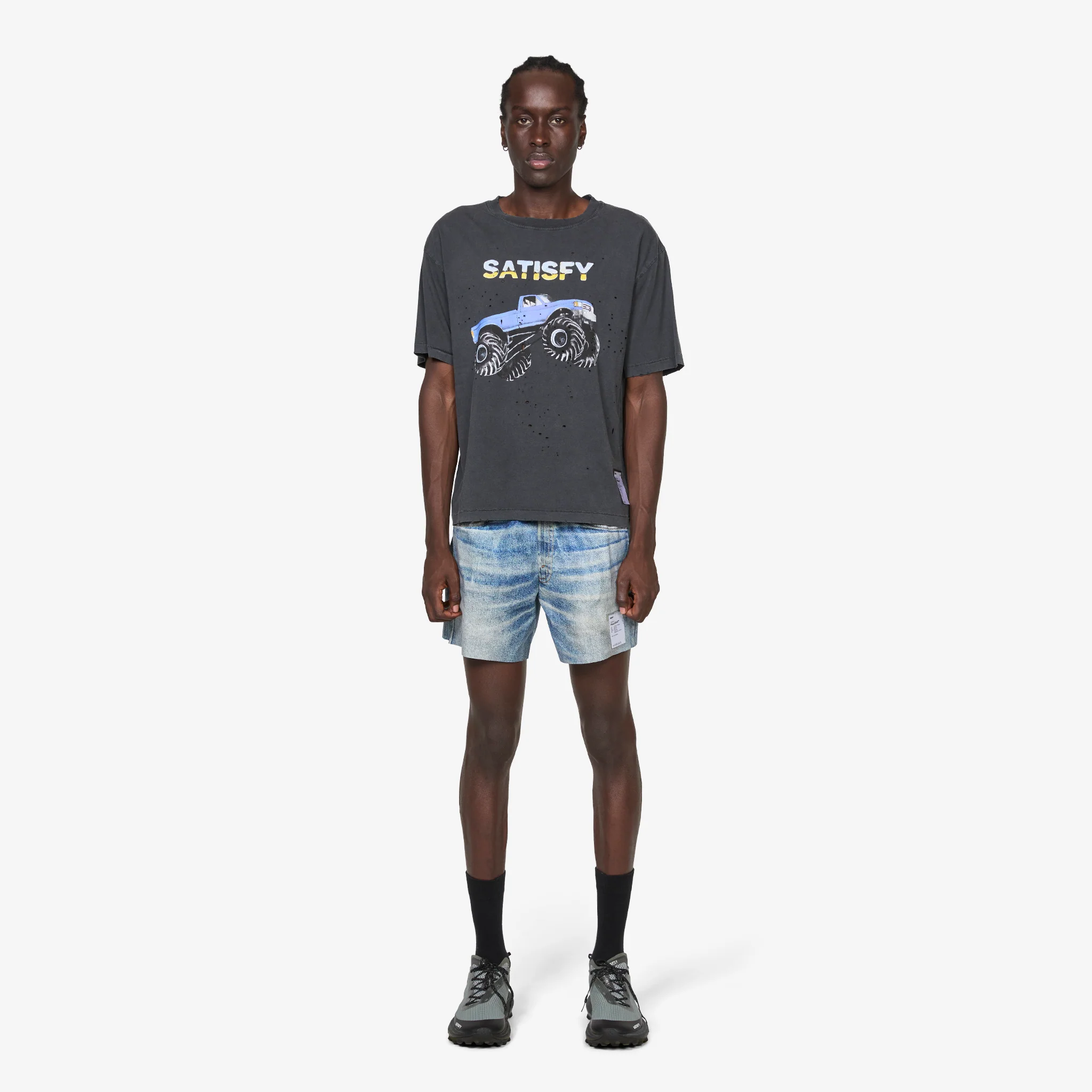 PeaceShell™ 5 Unlined Shorts Digital Denim - Image 4
