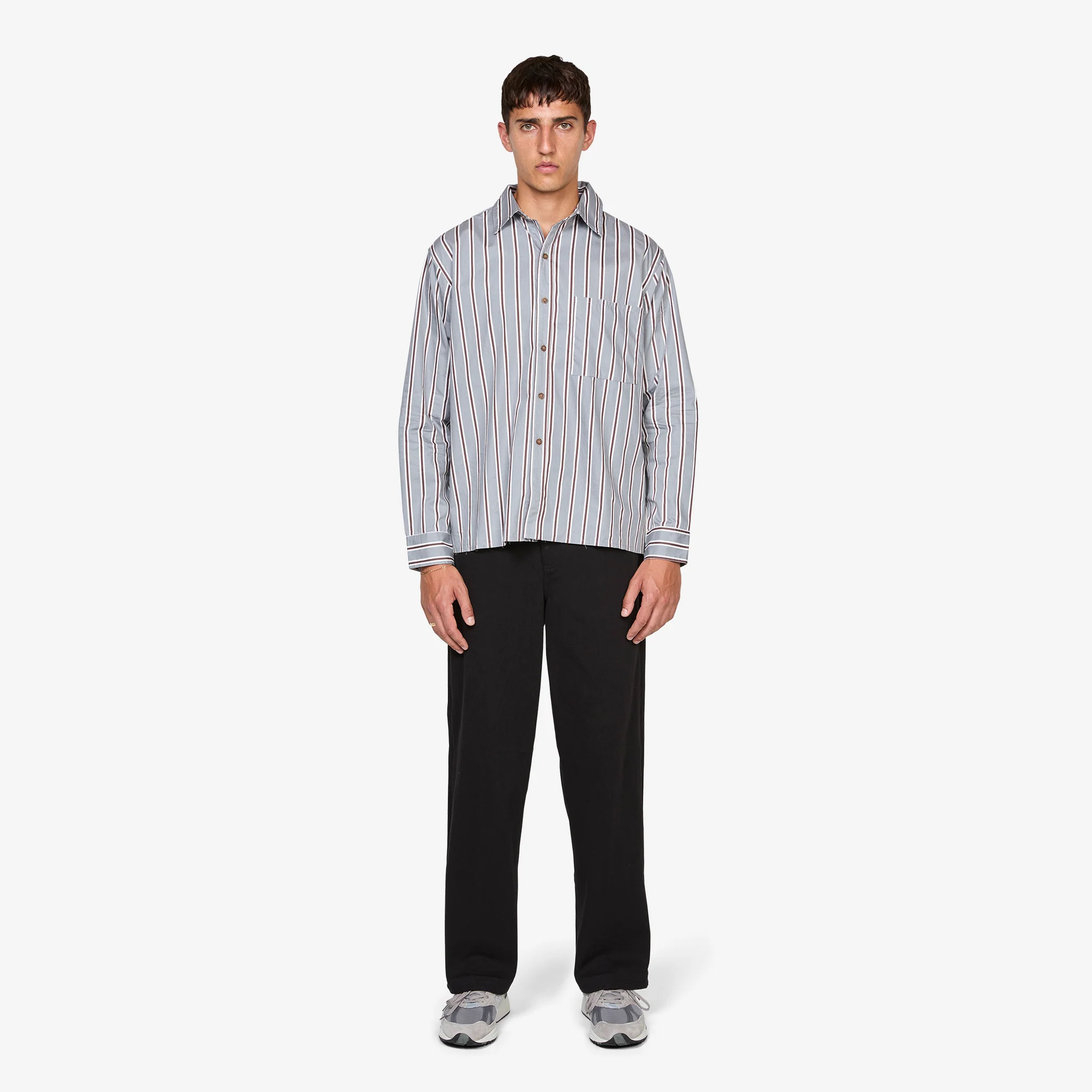 Pleated Work Pant Black - Image 5