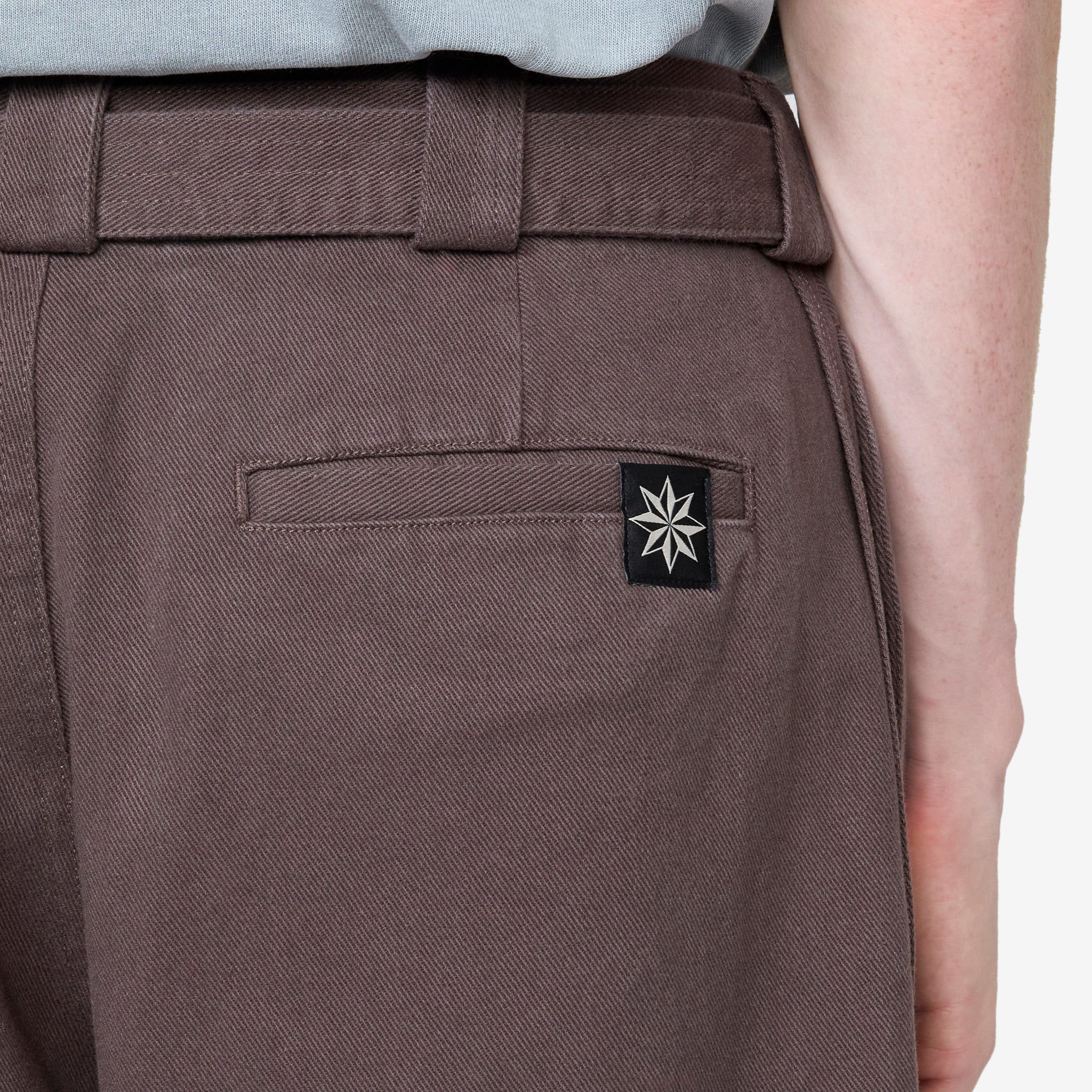 Pleated Work Pant Dark Grey - Image 3